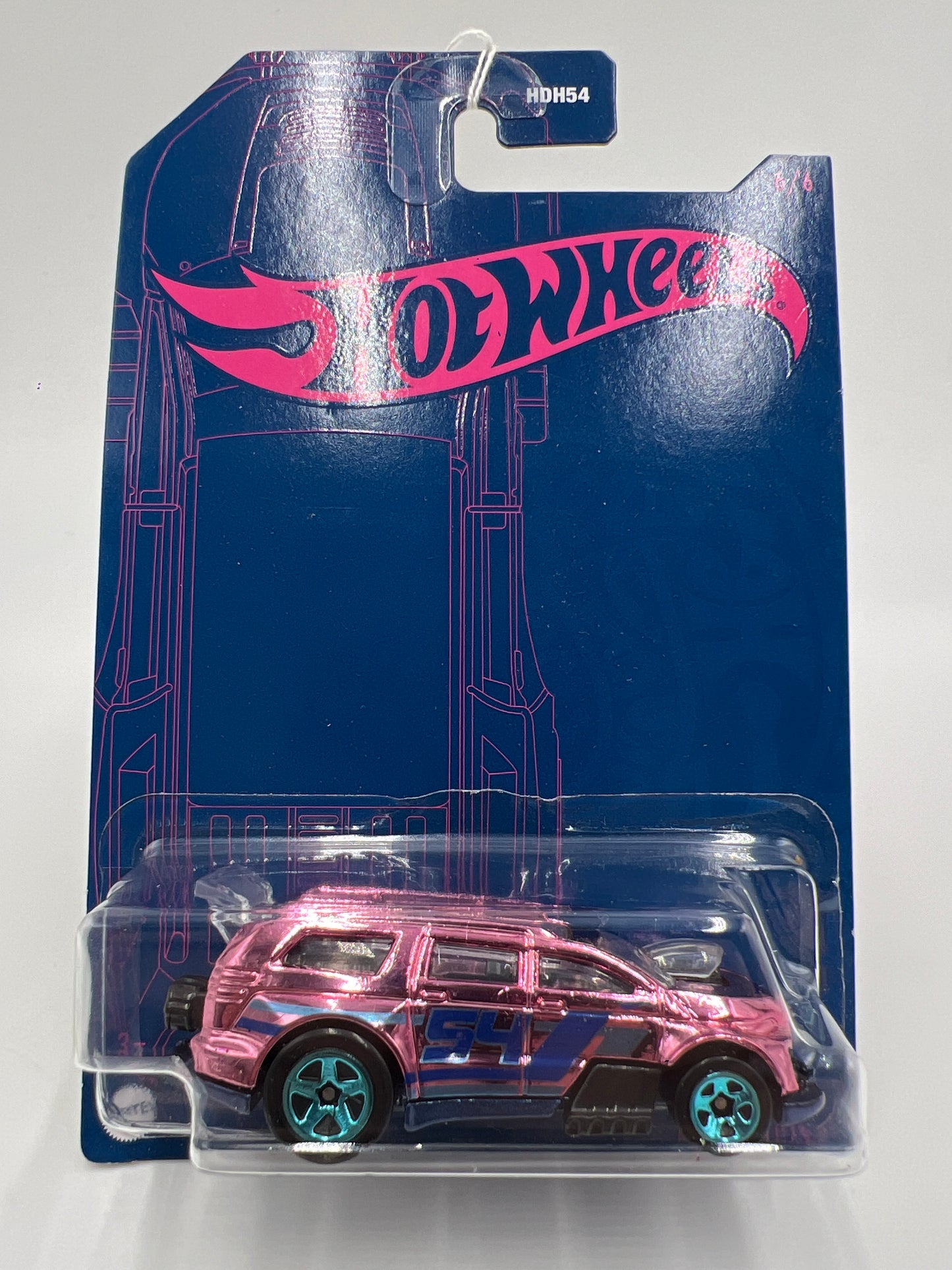 Hot Wheels 54th Anniversary Pearl and Chrome #6 CHASE Nitro Tailgater Pink