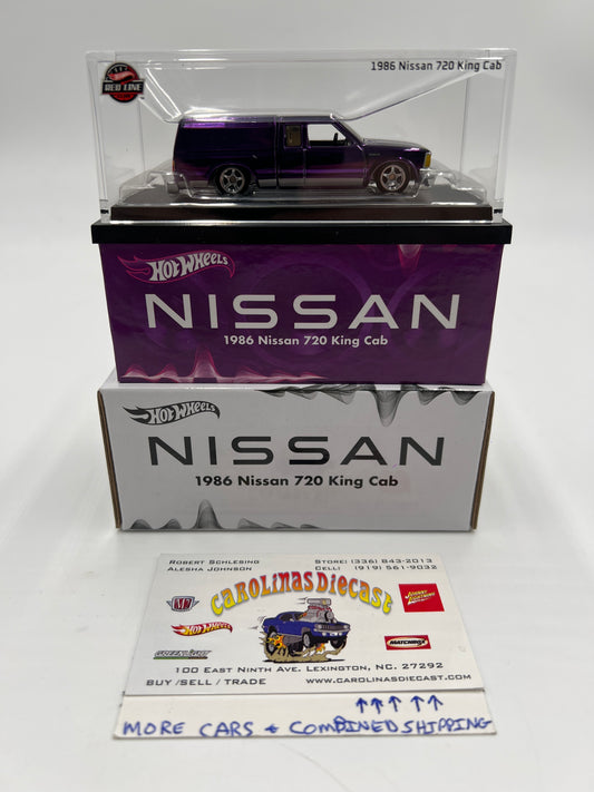 2024 Hot Wheels RLC 1986 Nissan 720 King Cab Purple