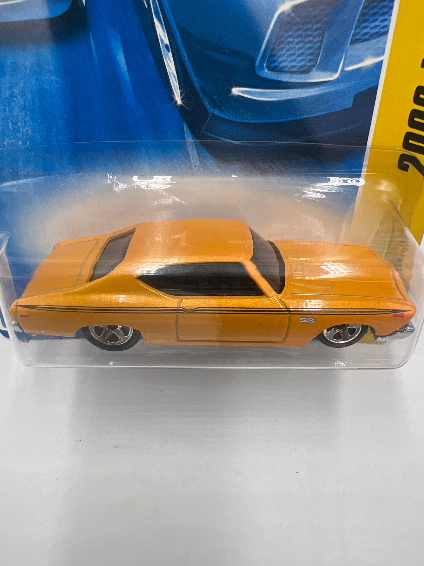 2008 Hot Wheels New Models #017 69 Chevelle Yellow 18F