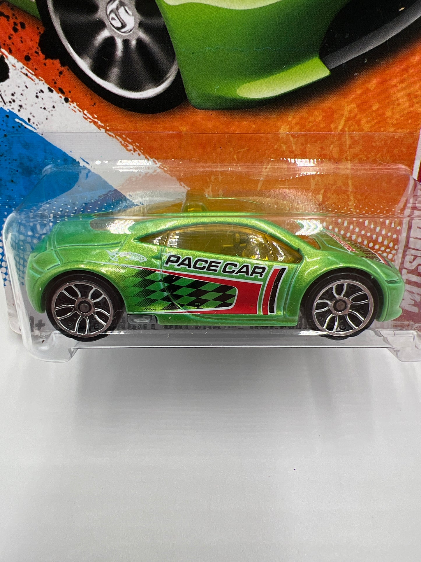 2011 Hot Wheels Thrill Racers Raceway #221 Mitsubishi Eclipse Concept Car Green