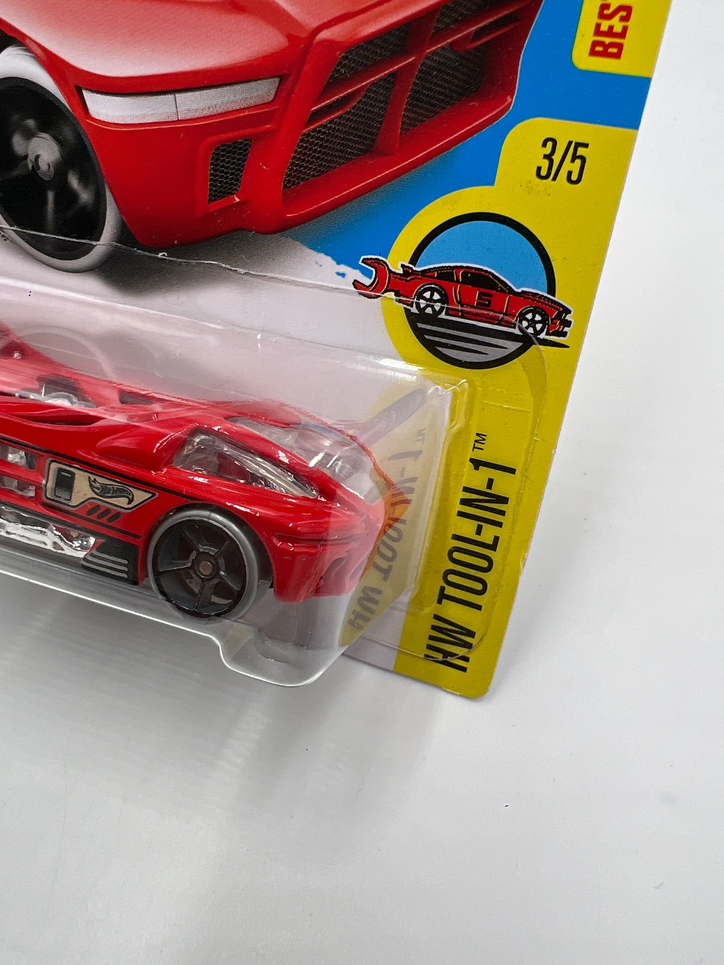 2016 Hot Wheels Tool-In-1 Treasure Hunt #33 Night Burner Red 277i