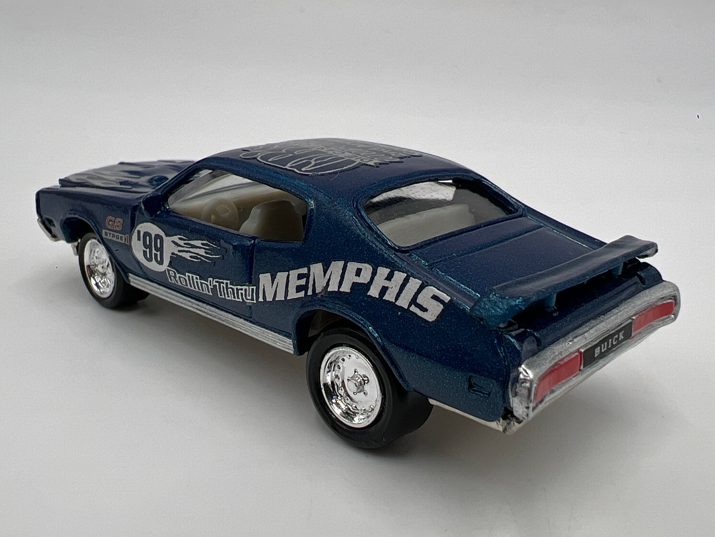 Johnny Lightning 1/64 CBs Diecast Museum 2nd Annual Convention 1/575 1970 Buick GSX Blue Loose