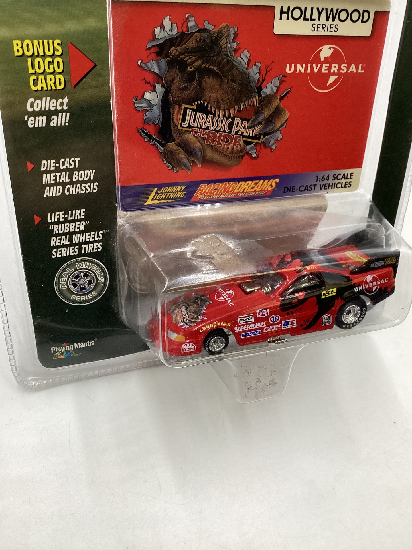 Johnny Lightning Racing Dreams Jurassic Park Drag Funny Car 188G