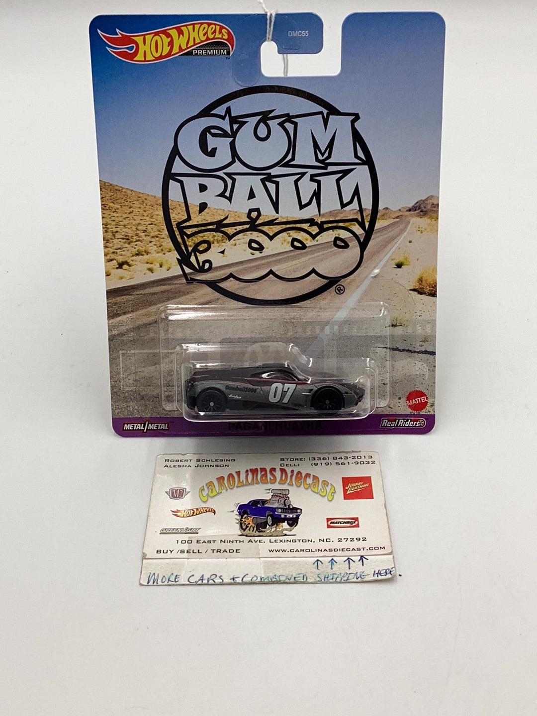 Hot Wheels Premium Gumball 3000 Pagani Huayra 256H