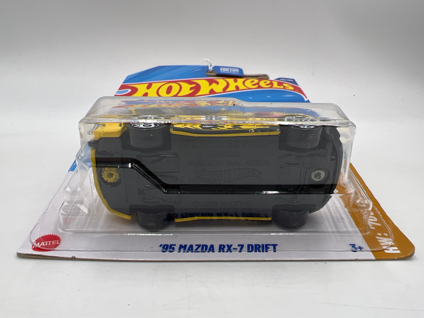 2025 Hot Wheels H Case 70s Vs. 90s #163 95 Mazda RX-7 Yellow