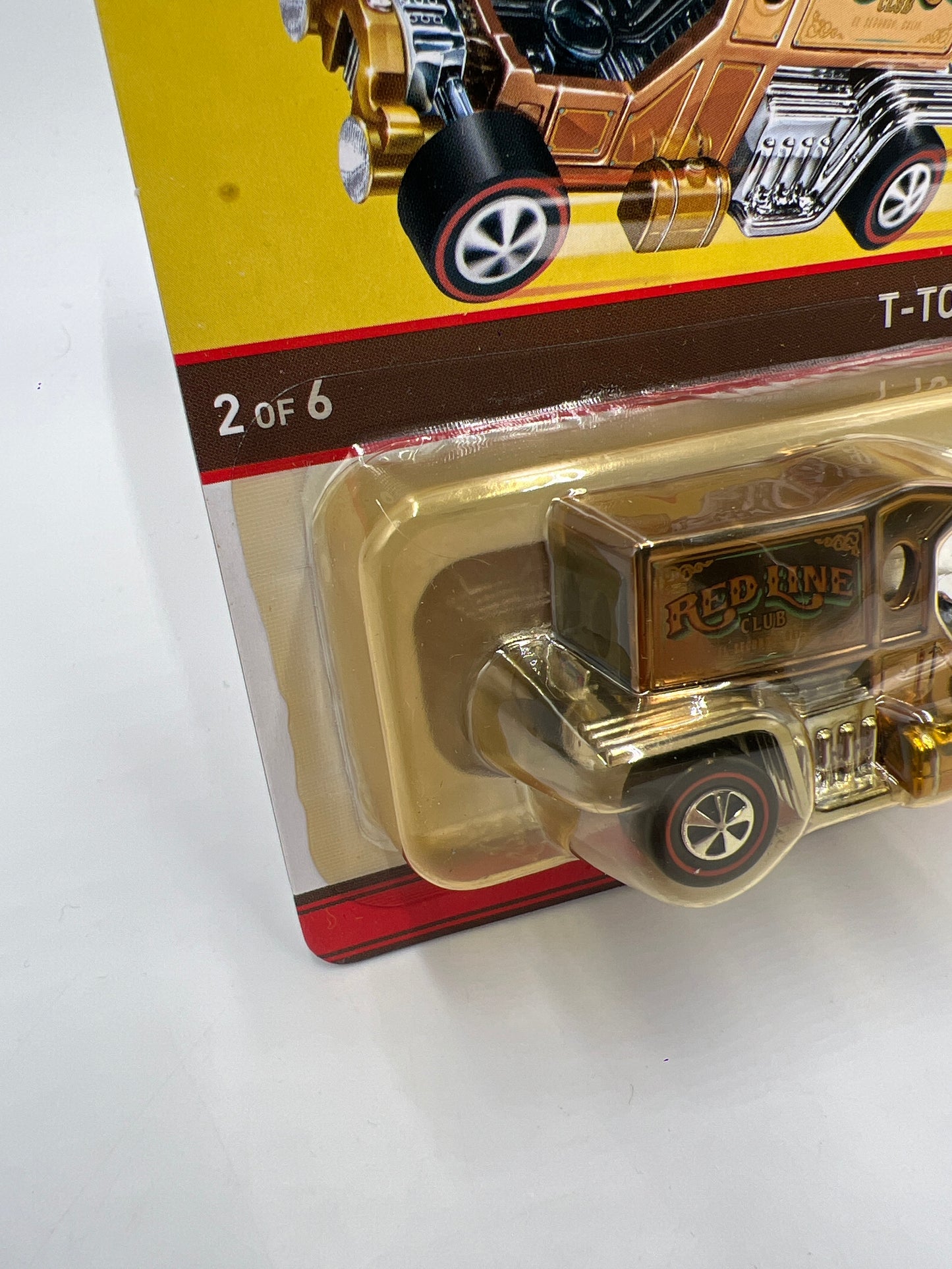 2011 Hot Wheels RLC Neo-Classics Series 10 #2 1621/3500 T-Totaller W/Protector Yellowing Blister