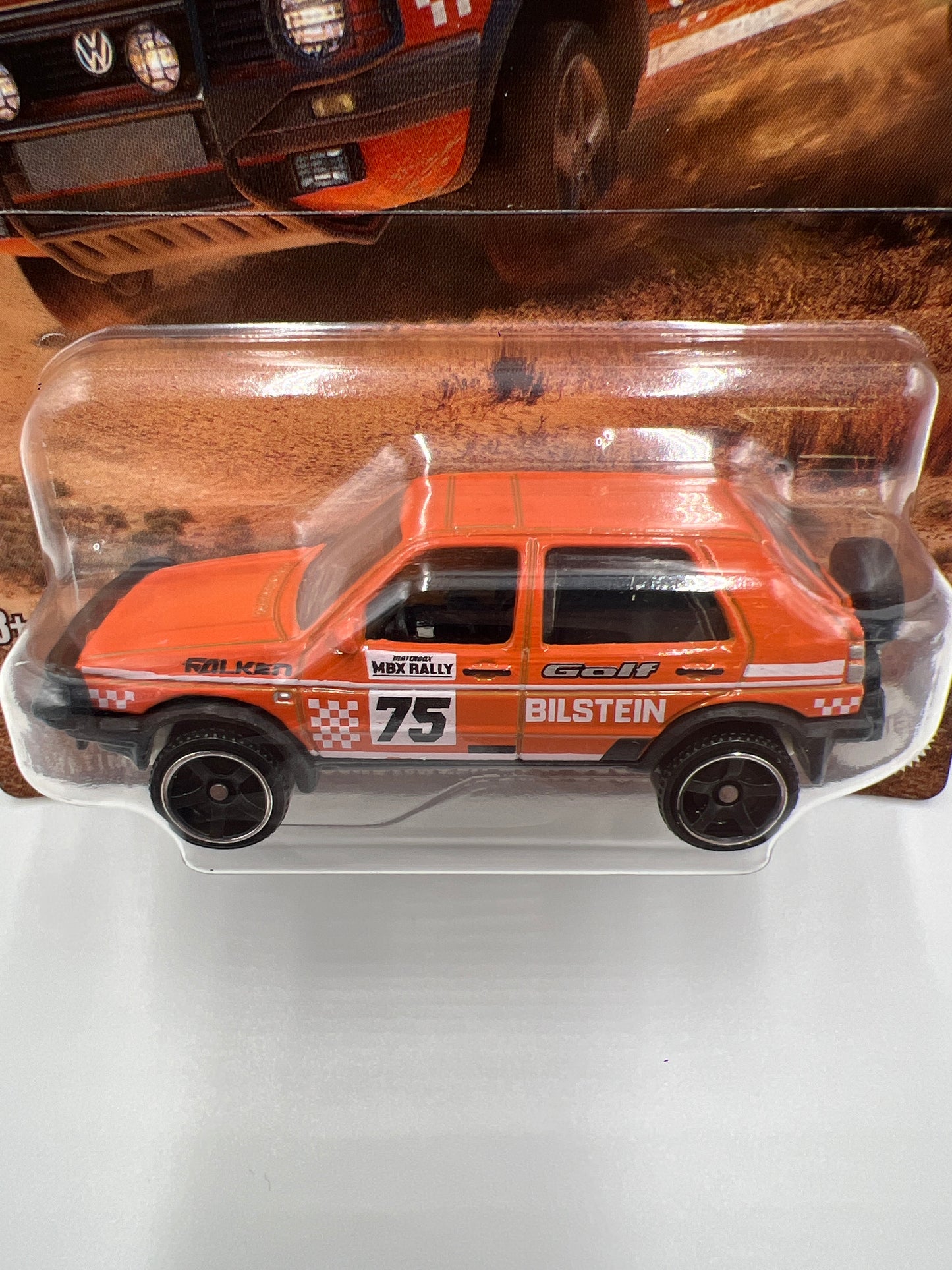 2024 Matchbox Off Road Rally #3 90 Volkswagen Golf Country Orange 161K