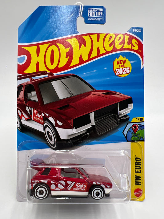2026 Hot Wheels B Case HW Euro #65 Drift Box Red 165i