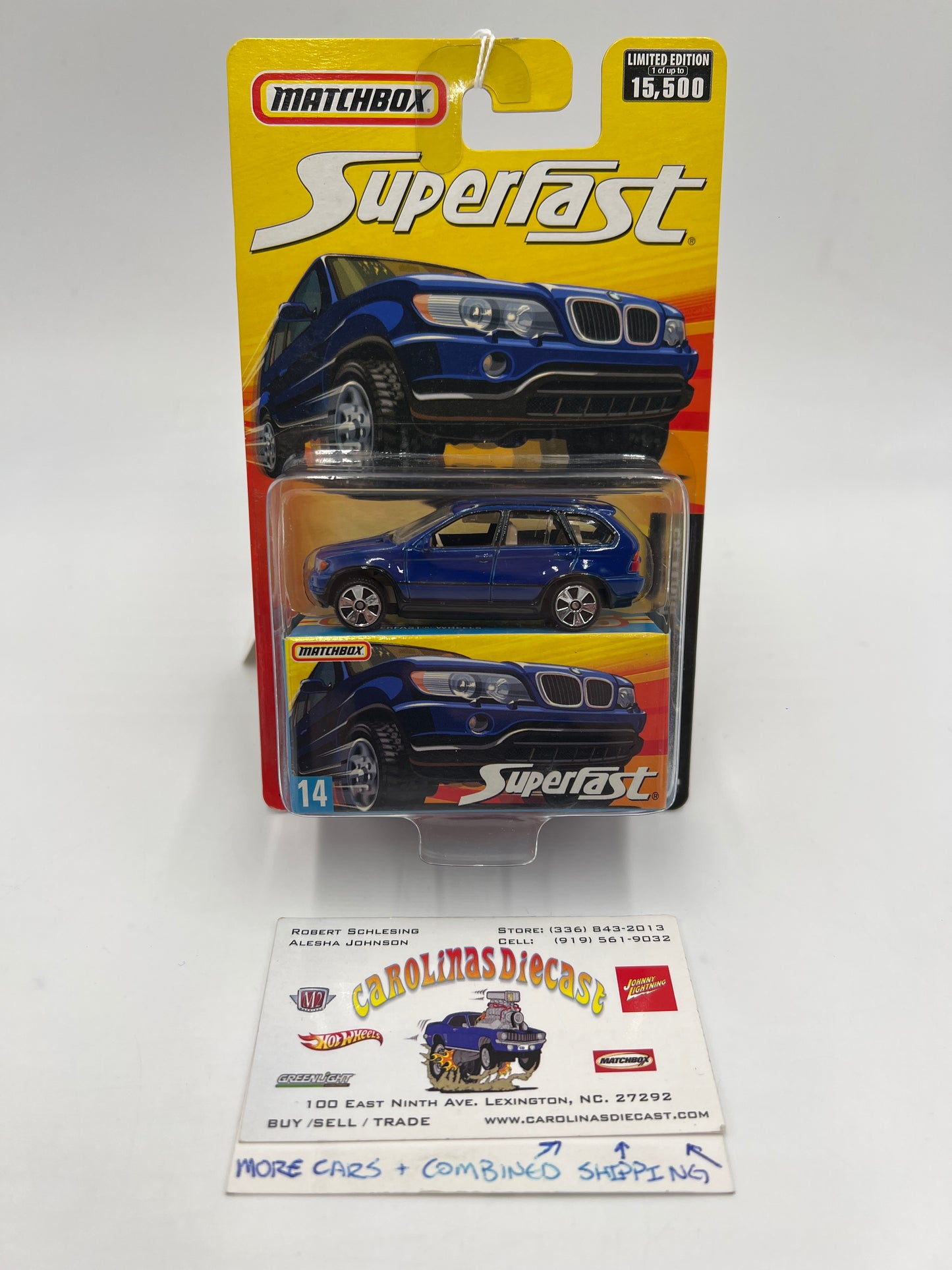 Matchbox Superfast #14 BMW X5 Blue