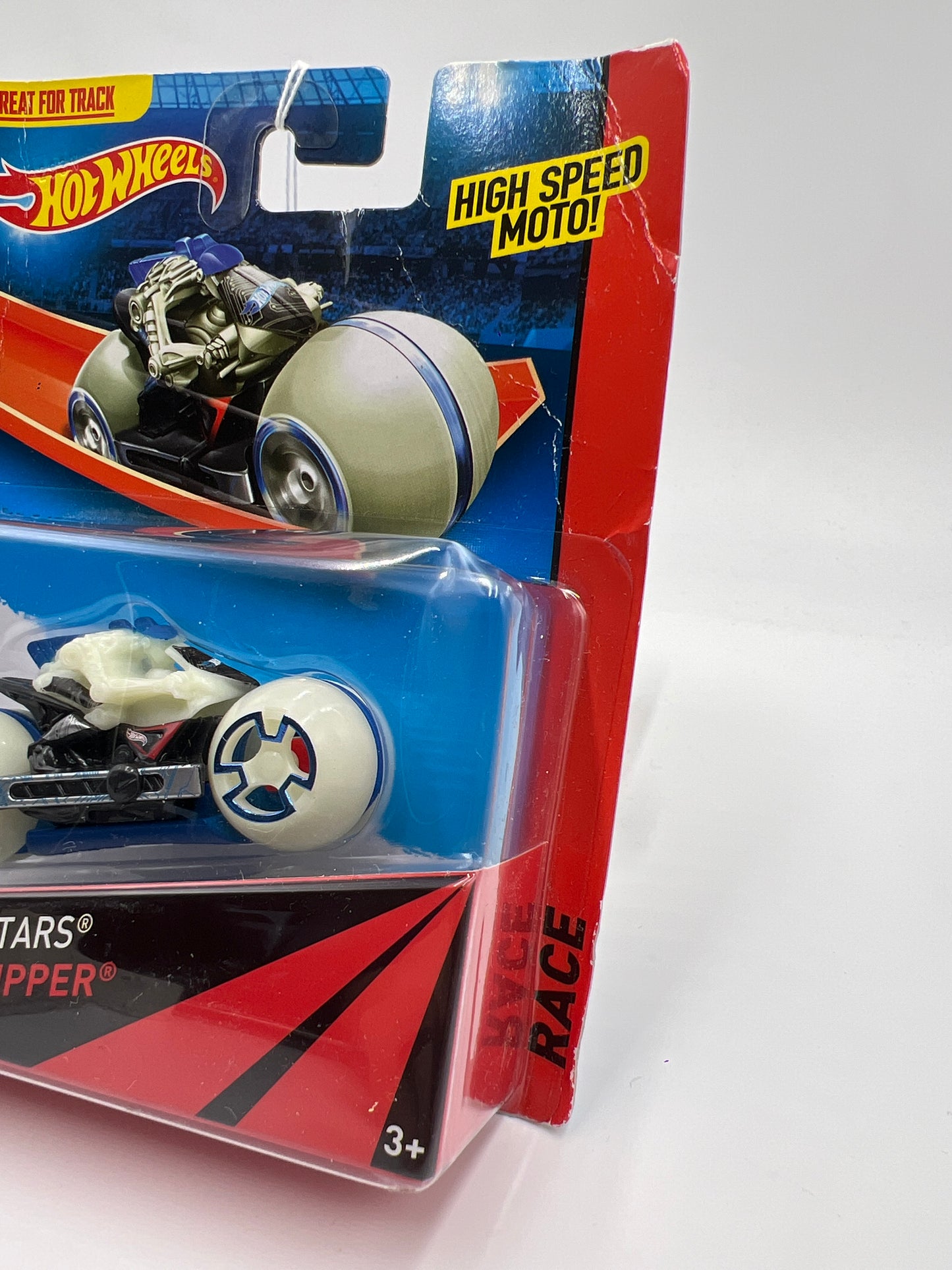 Hot Wheels High Speed Moto Track Stars Rattle Ripper Bad Card SR