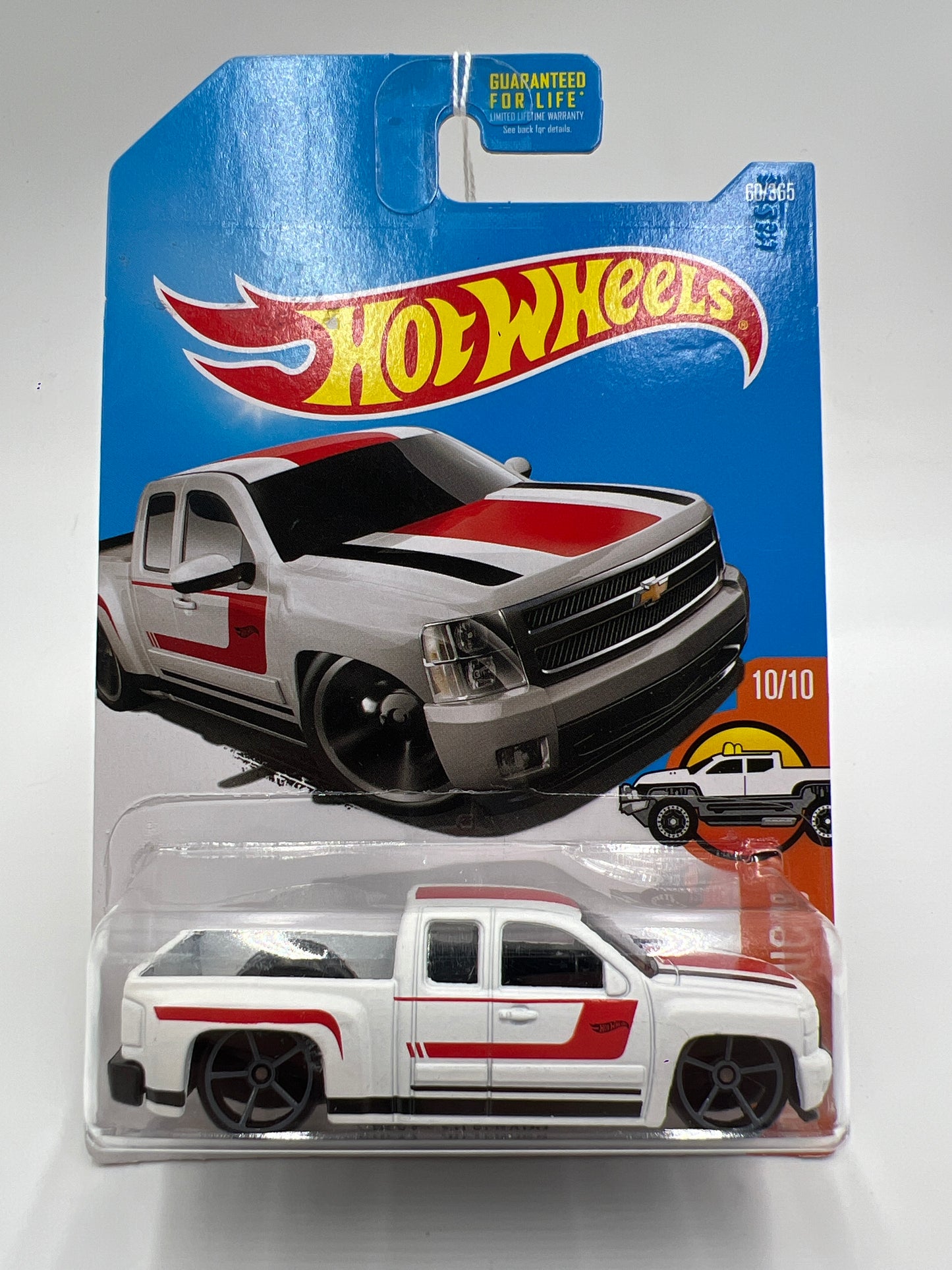2017 Hot Wheels Hot Trucks #60 Chevy Silverado White #2 15A