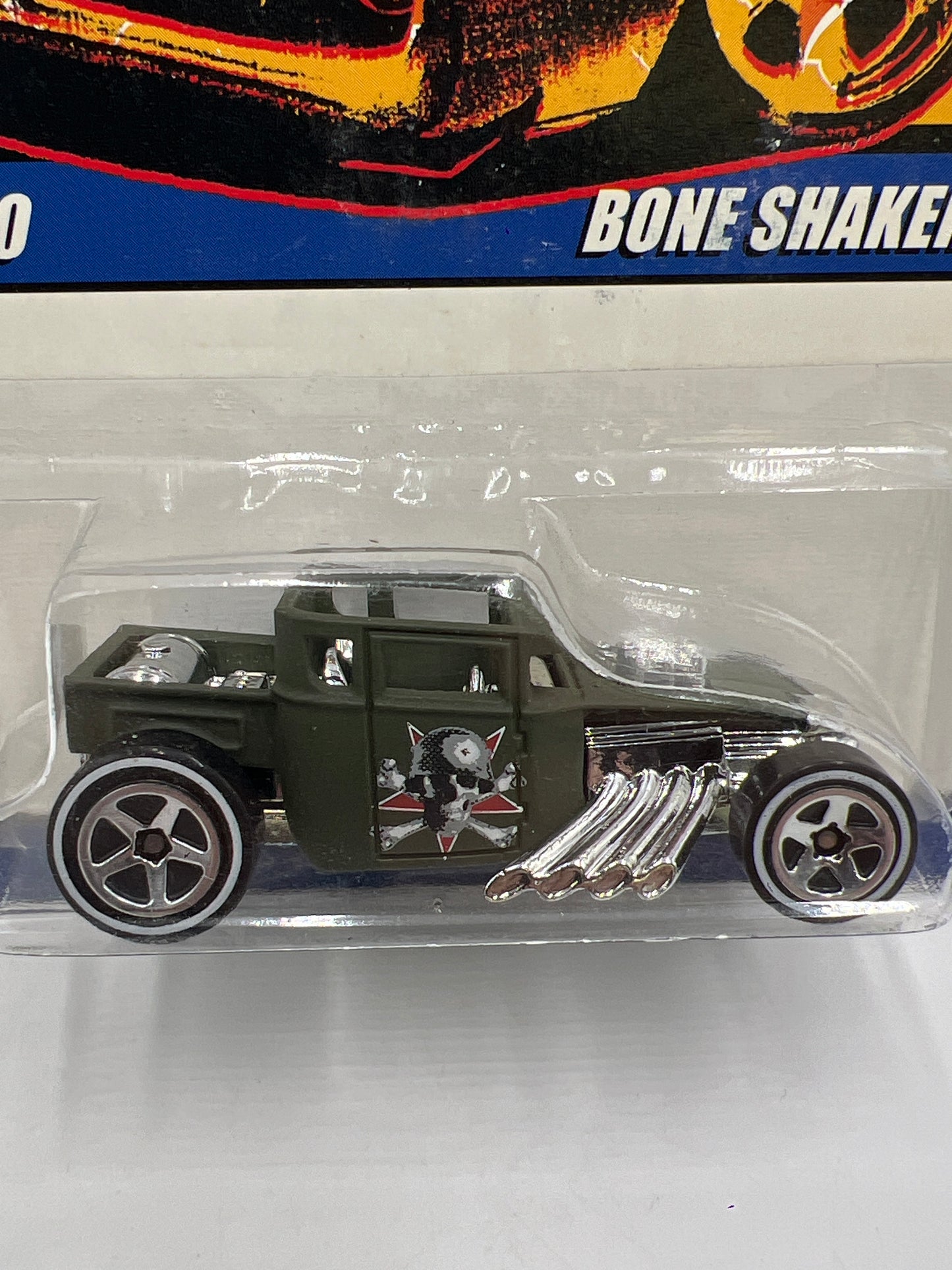 Hot Wheels Since 68 Top 40 #29 Bone Shaker Matte Green