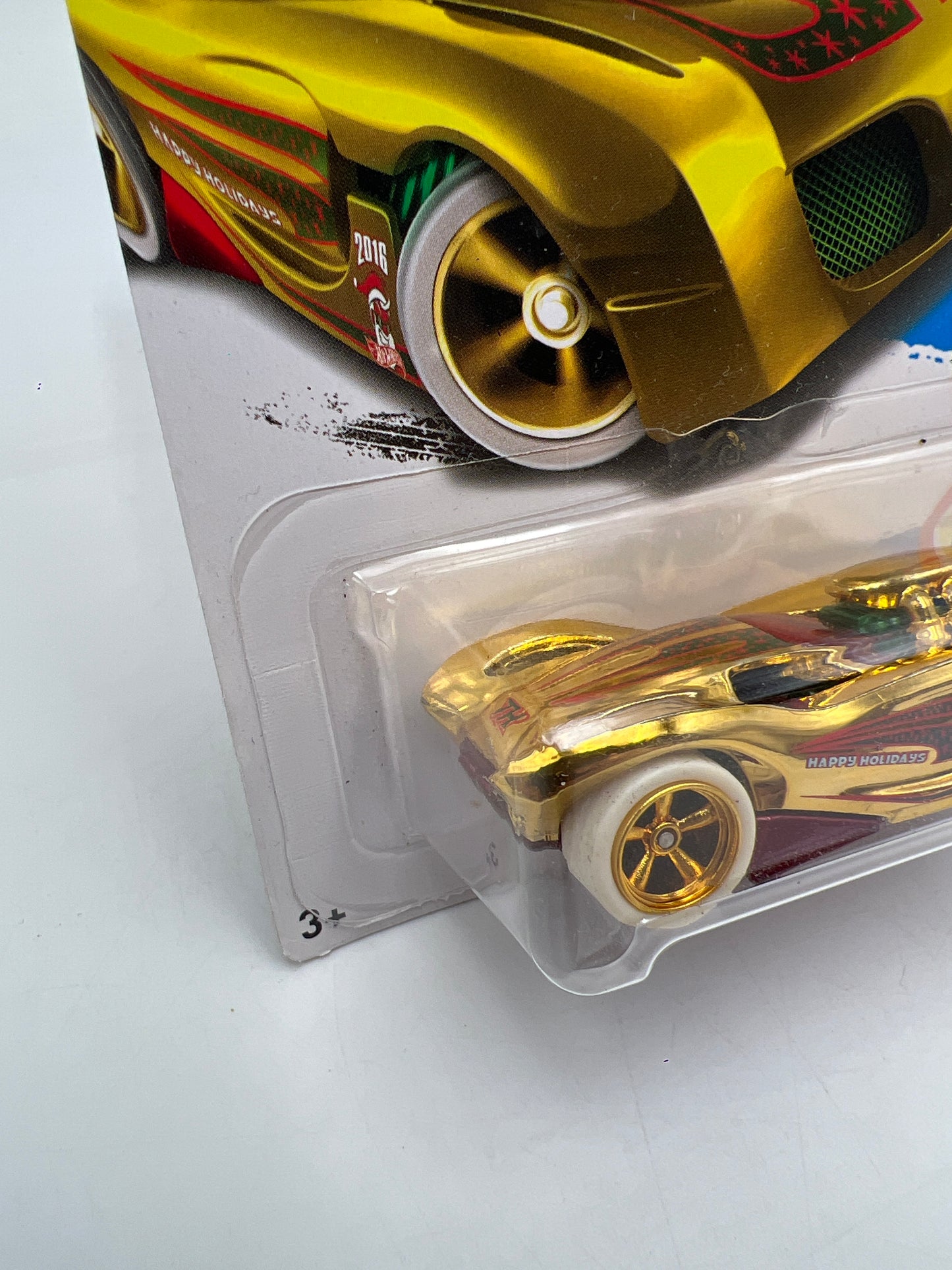 2017 Hot Wheels Super Treasure Hunt 16 Angels Gold W/Protector