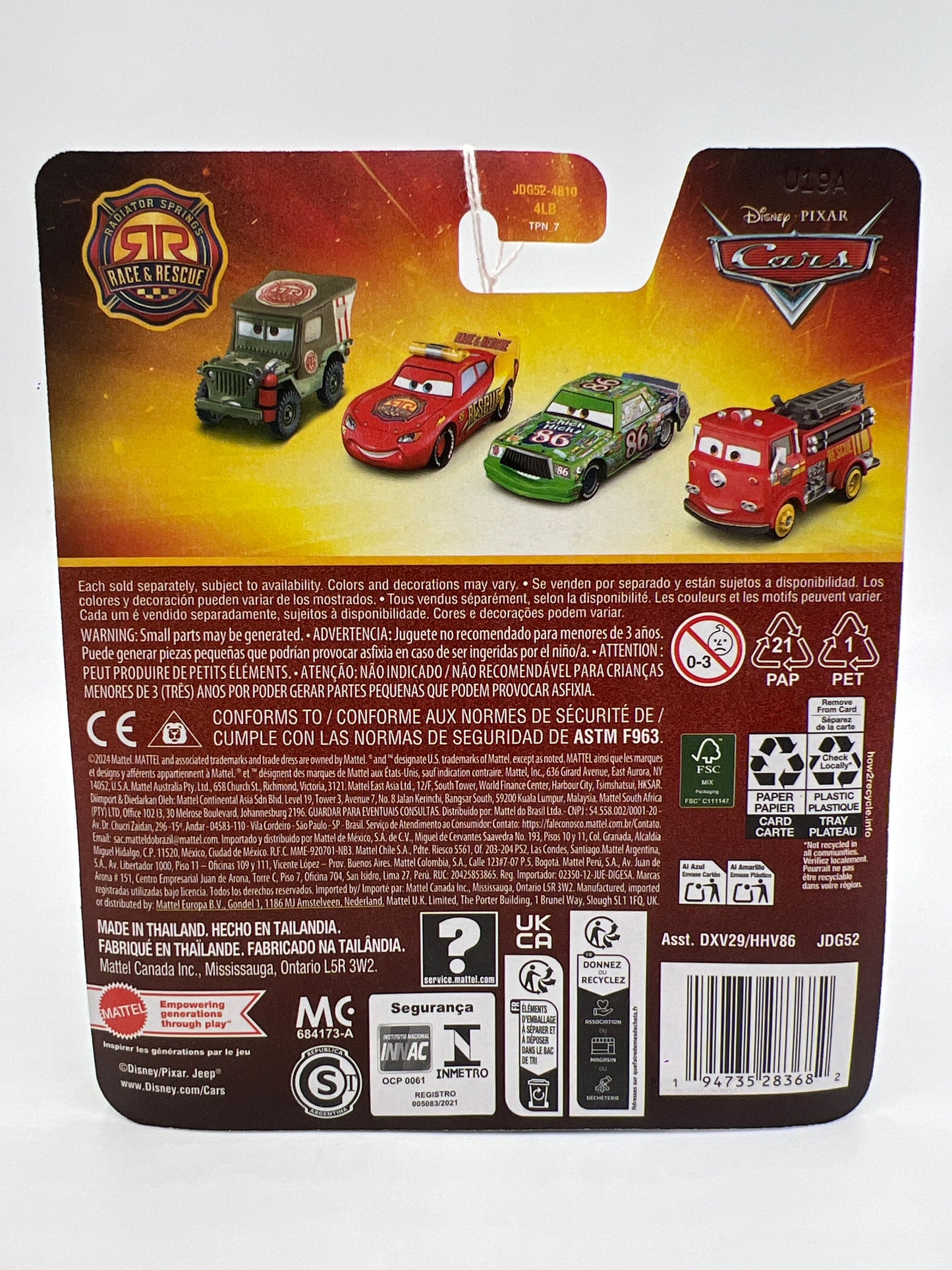 2025 Disney Pixar Cars Radiator Springs Race & Rescue 2.0 Jackson Storm 141B