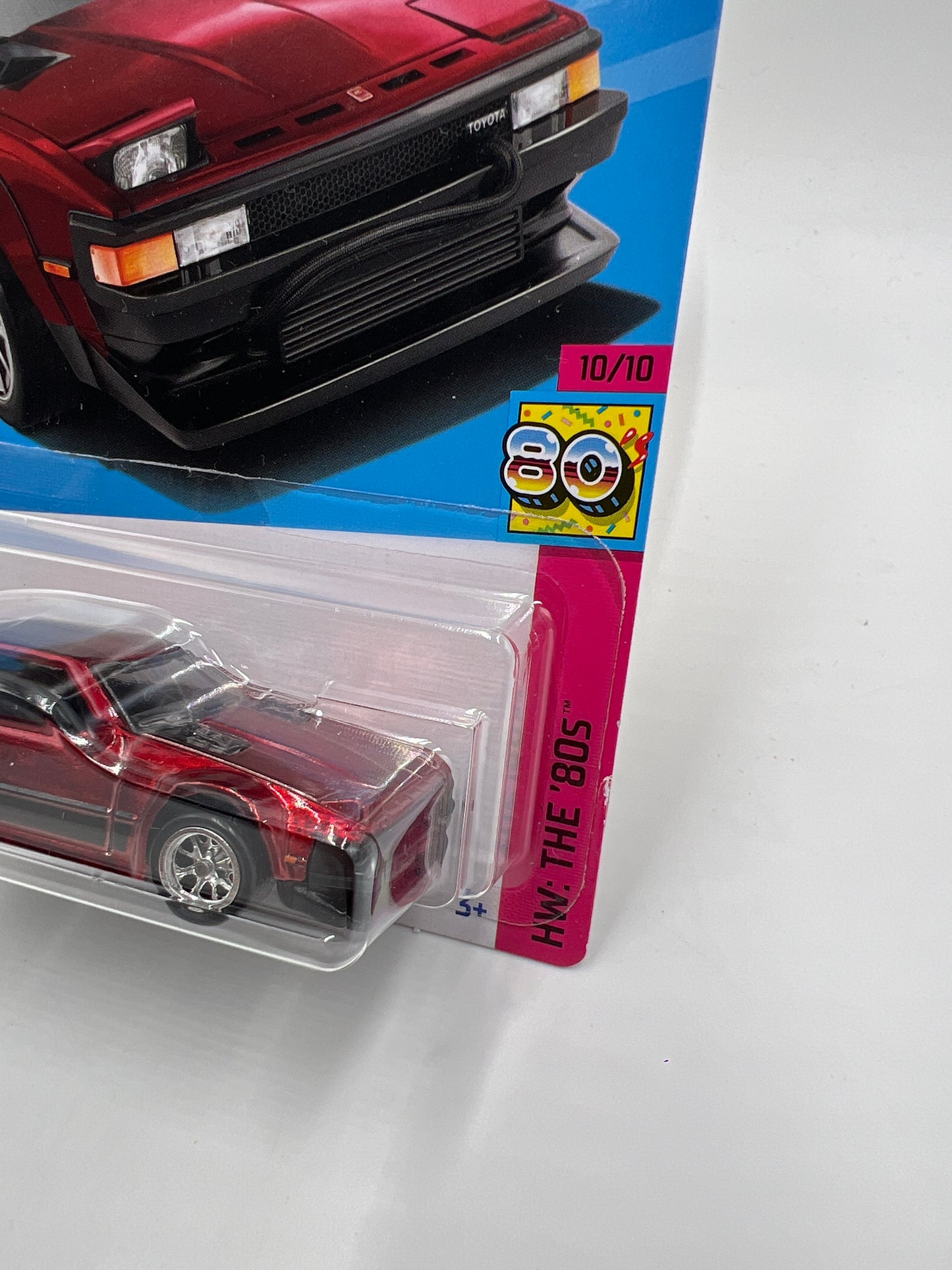 2023 Hot Wheels Super Treasure Hunt #167 82 Toyota Supra Red W/Protector