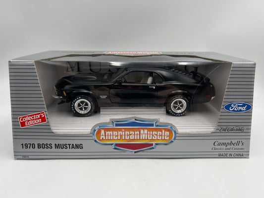 Ertl Collectibles 1:18 Scale American Muscle 1970 Ford Boss 429 Mustang Black