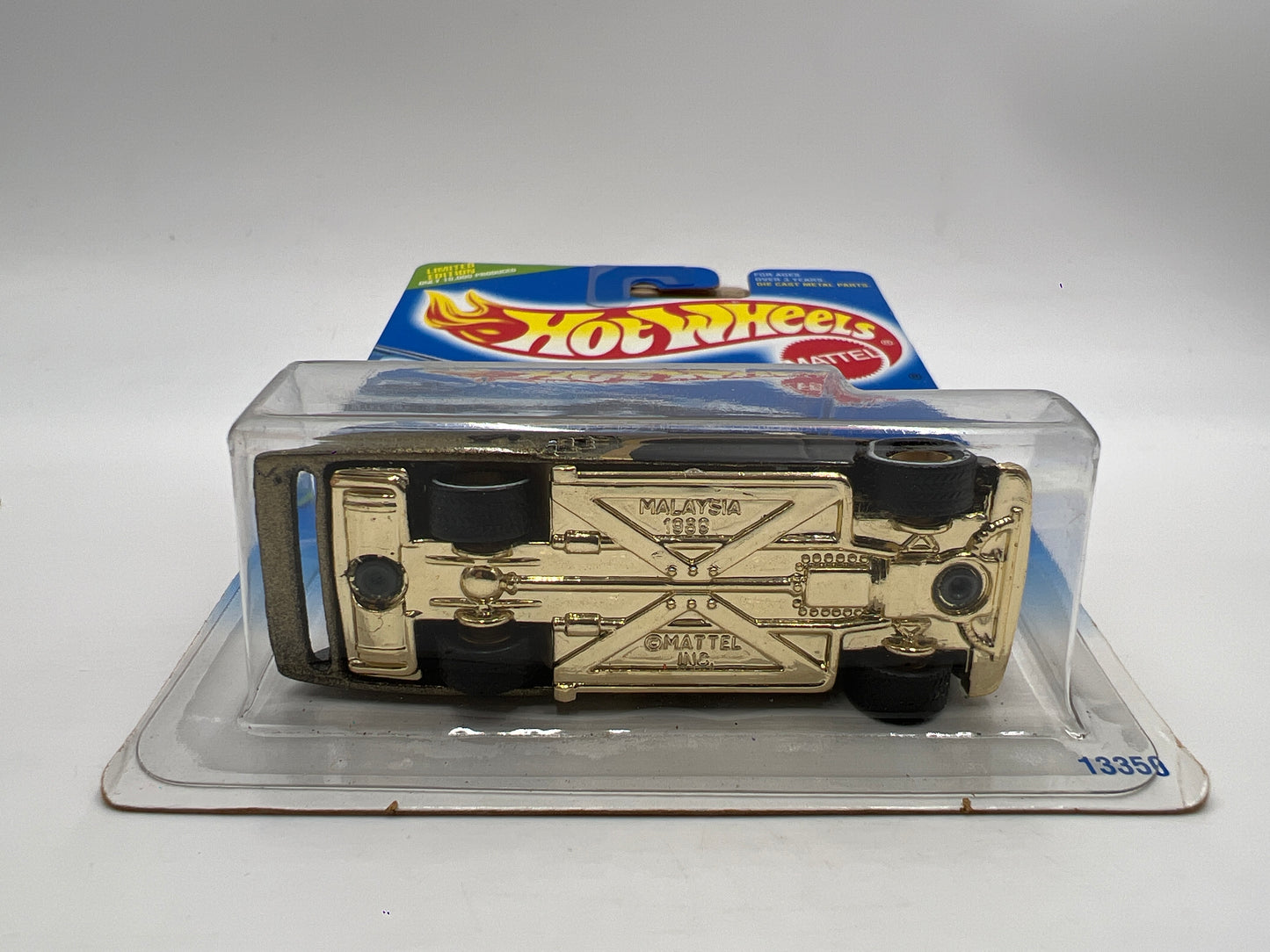 1995 Hot Wheels Treasure Hunt Series #2 Real Riders Gold Passion W/Protector