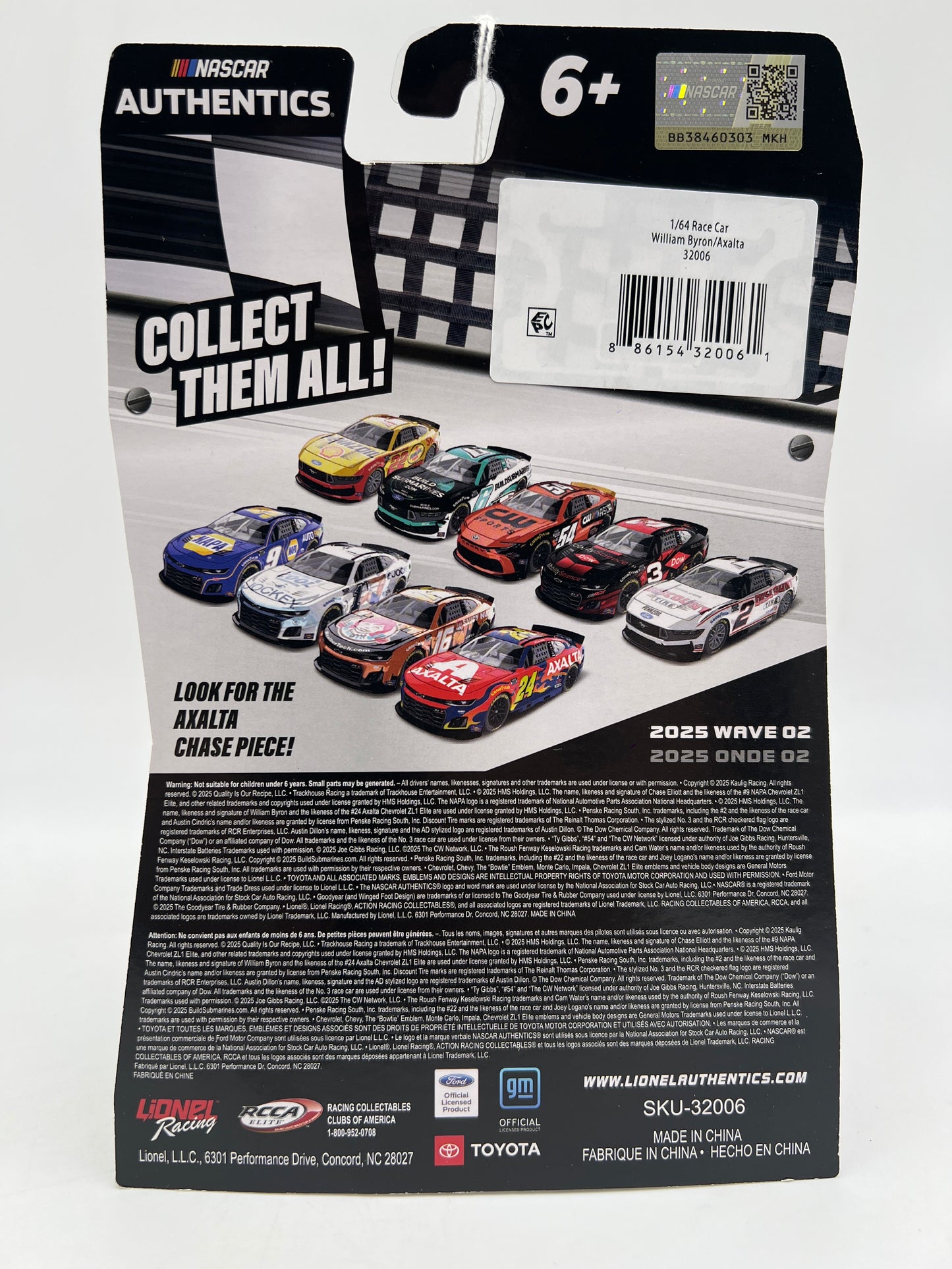 2025 Nascar Authentics Wave 2 Liquid Color CHASE William Byron #24
