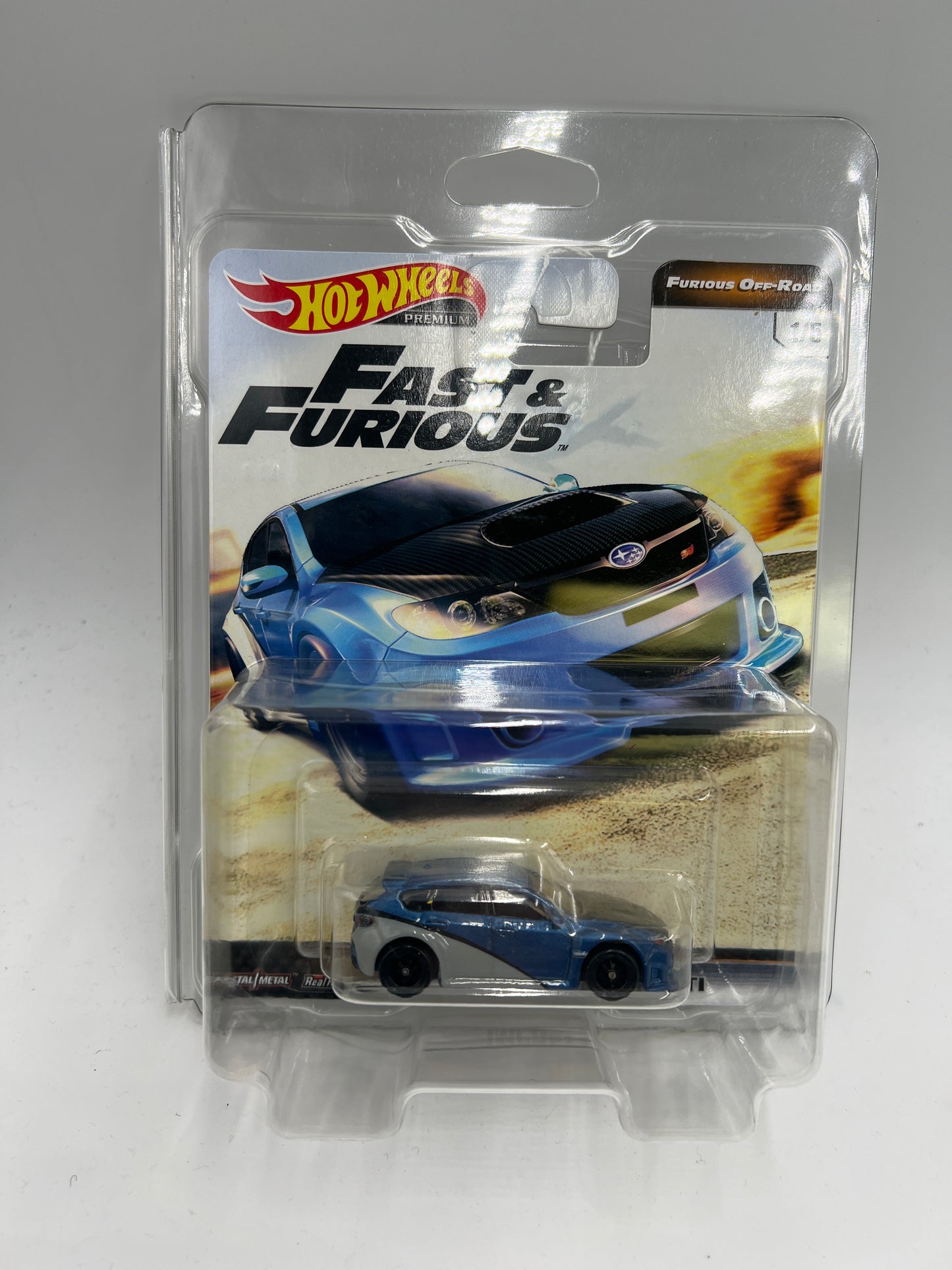 Hot Wheels fast and furious off road Impreza WRX STI W/Protector