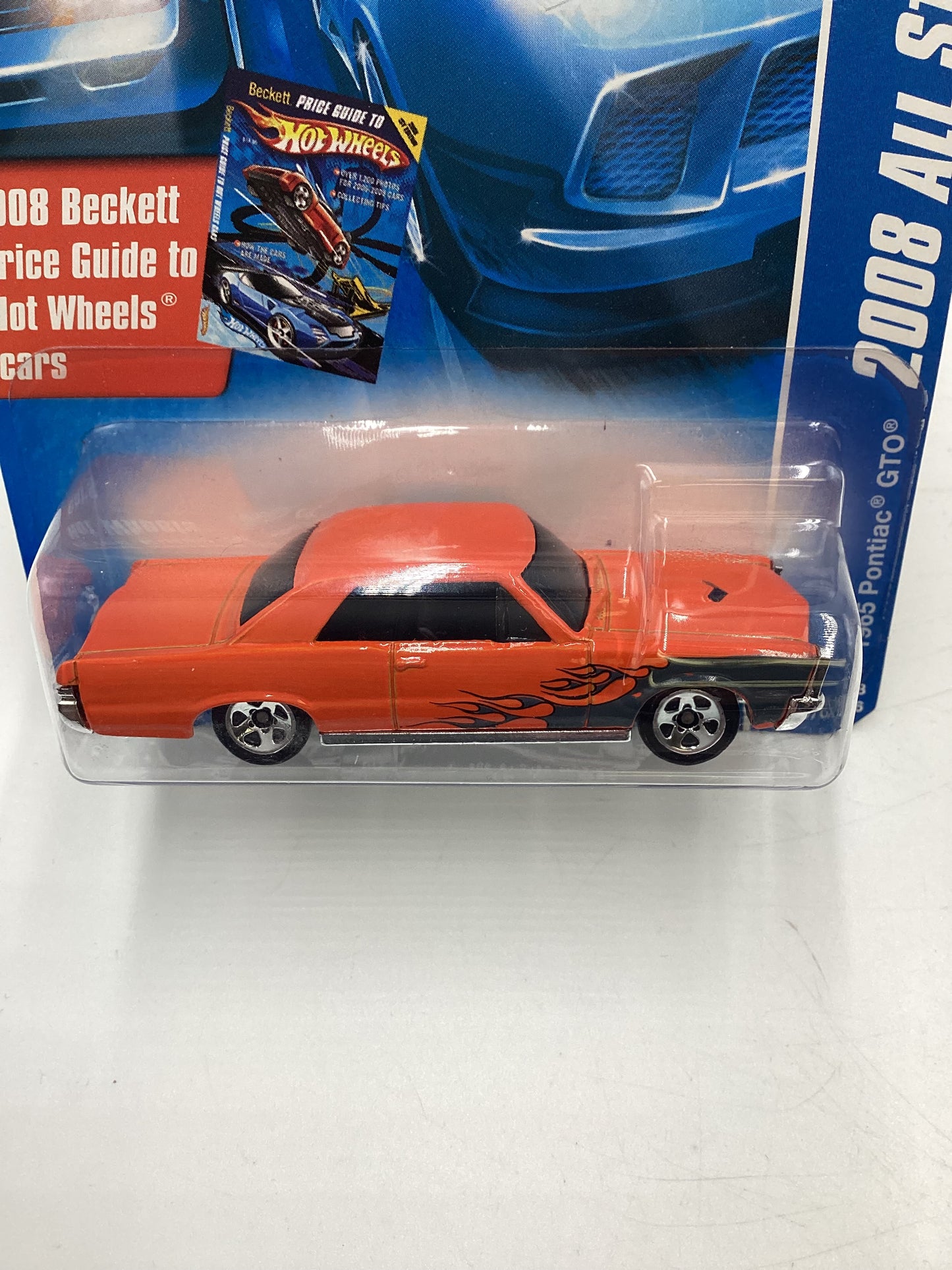 2008 Hot Wheels All Stars #70 1965 Pontiac GTO Orange 54G