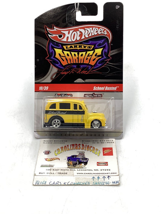 Hot wheels Larrys garage  10/39 School Busted real riders 269H