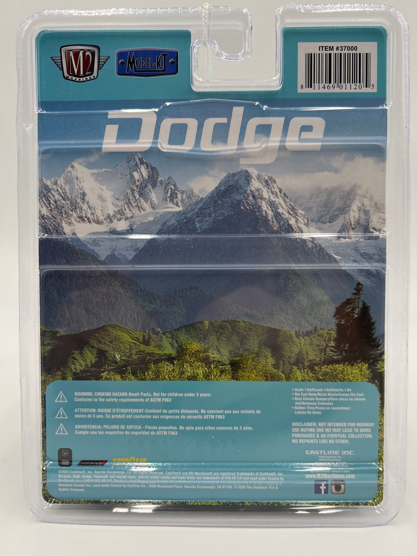 M2 Machines Model Kits CHASE 1978 Dodge Adventurer 150 White/Light Blue R77