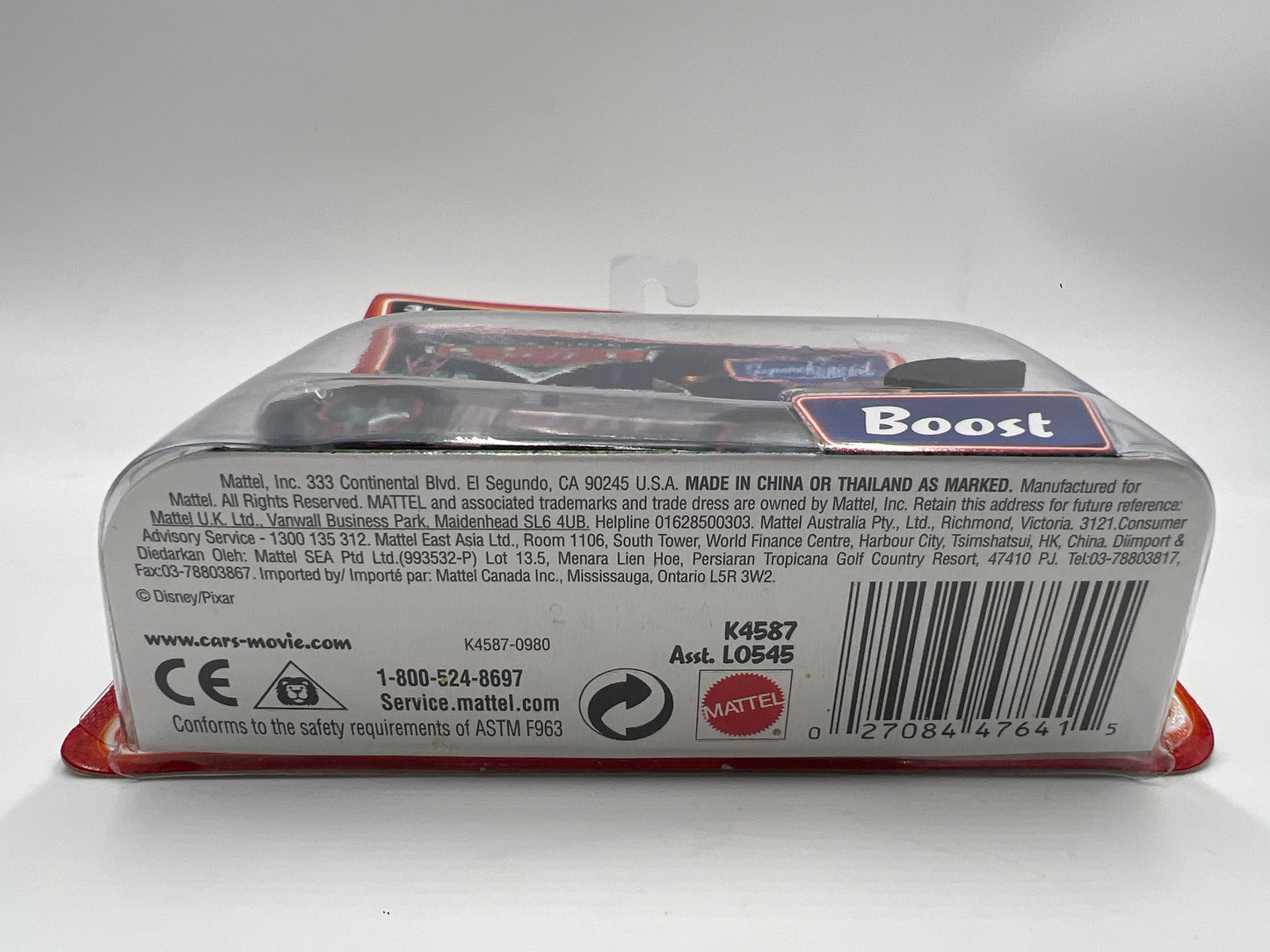 Disney Pixar Cars Supercharged Boost 139i