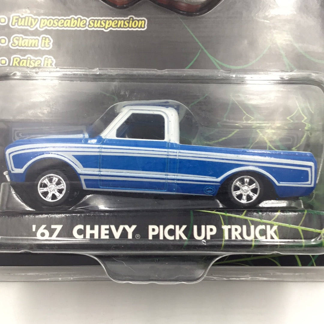 Loc Riderz 67 Chevy Pick Up Truck with poseable suspension