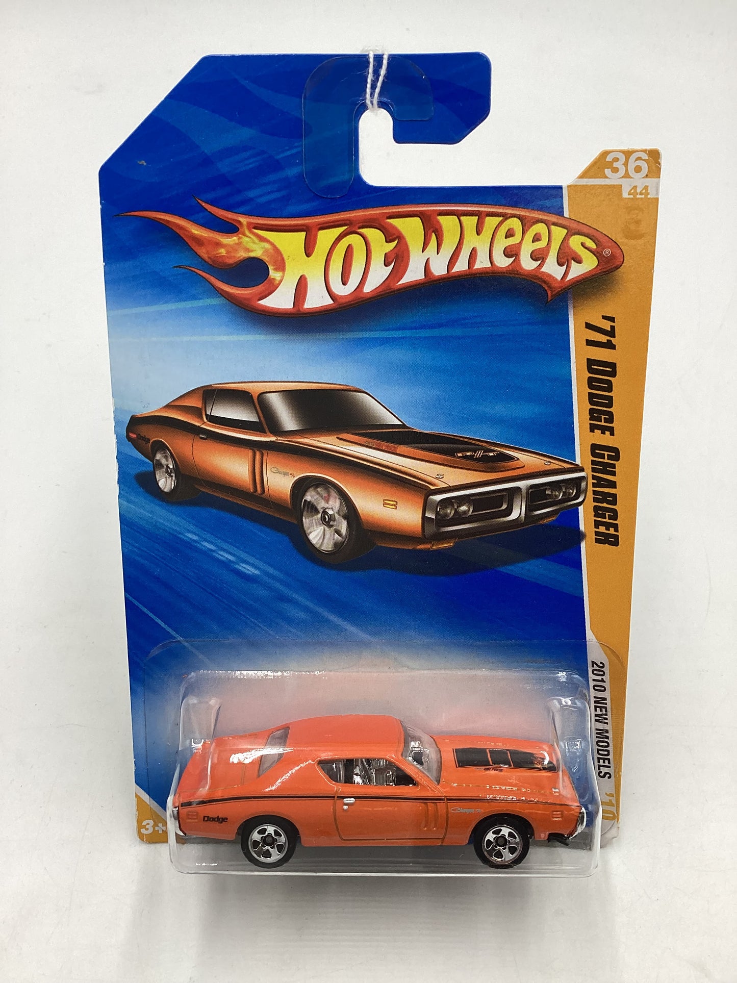 2010 Hot Wheels New Models #36 71 Dodge Charger Orange 59G