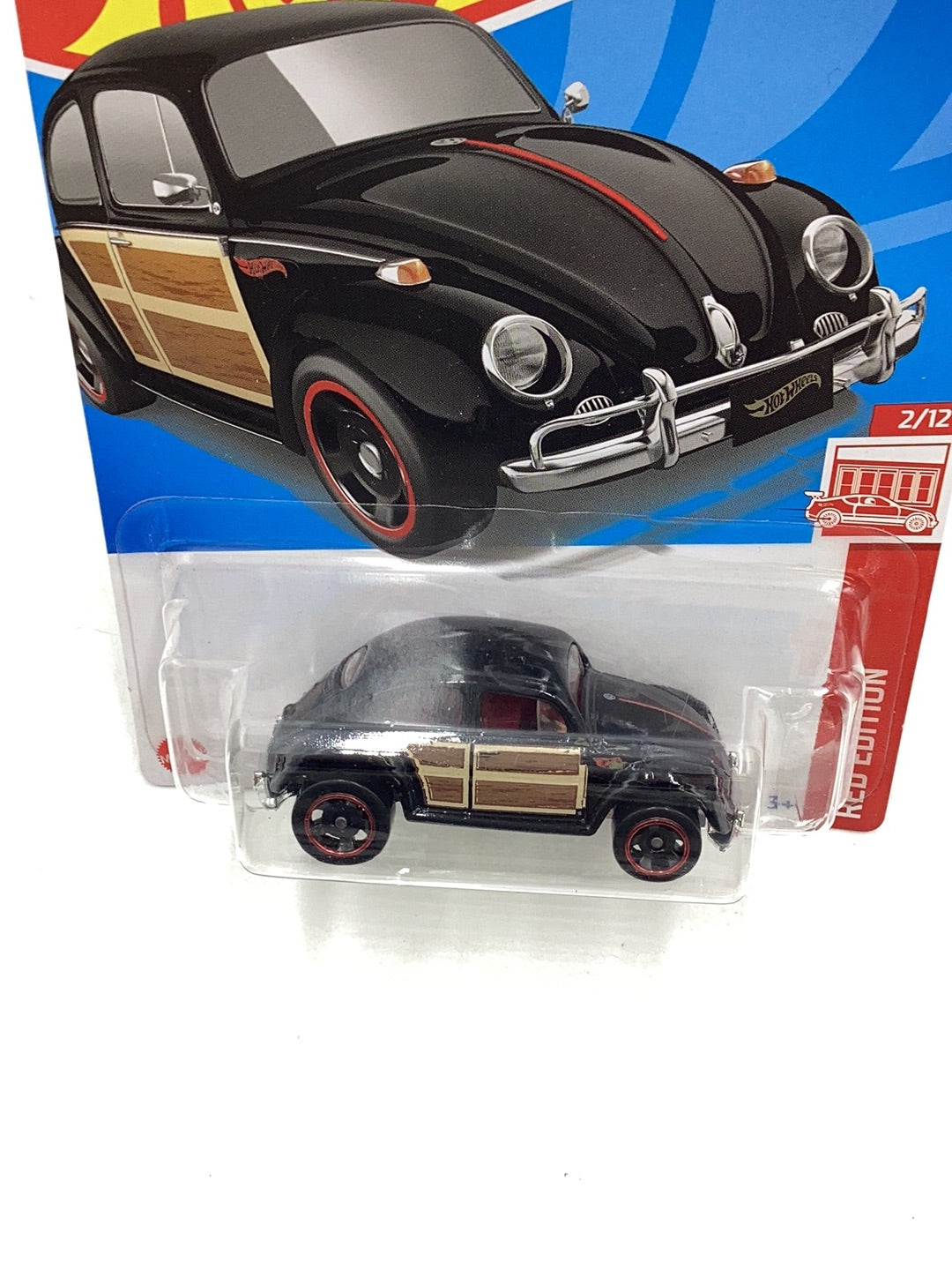 2022 Hot wheels Red edition Volkswagen Beetle #42 151B