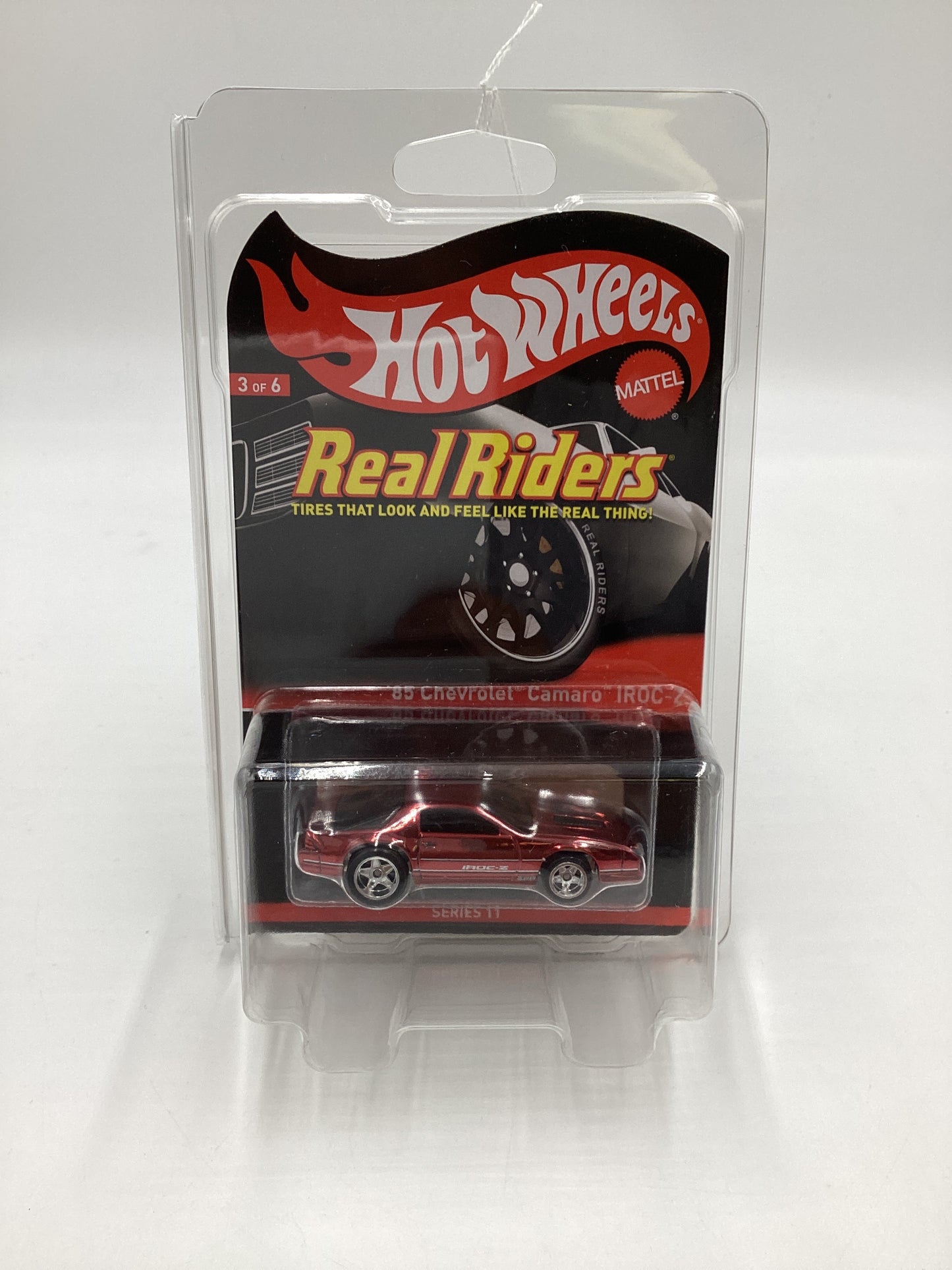 2012 Hot Wheels Real Riders RLC #2570/4000 Red 85 Chevrolet Camaro Iroc Z W/Protector