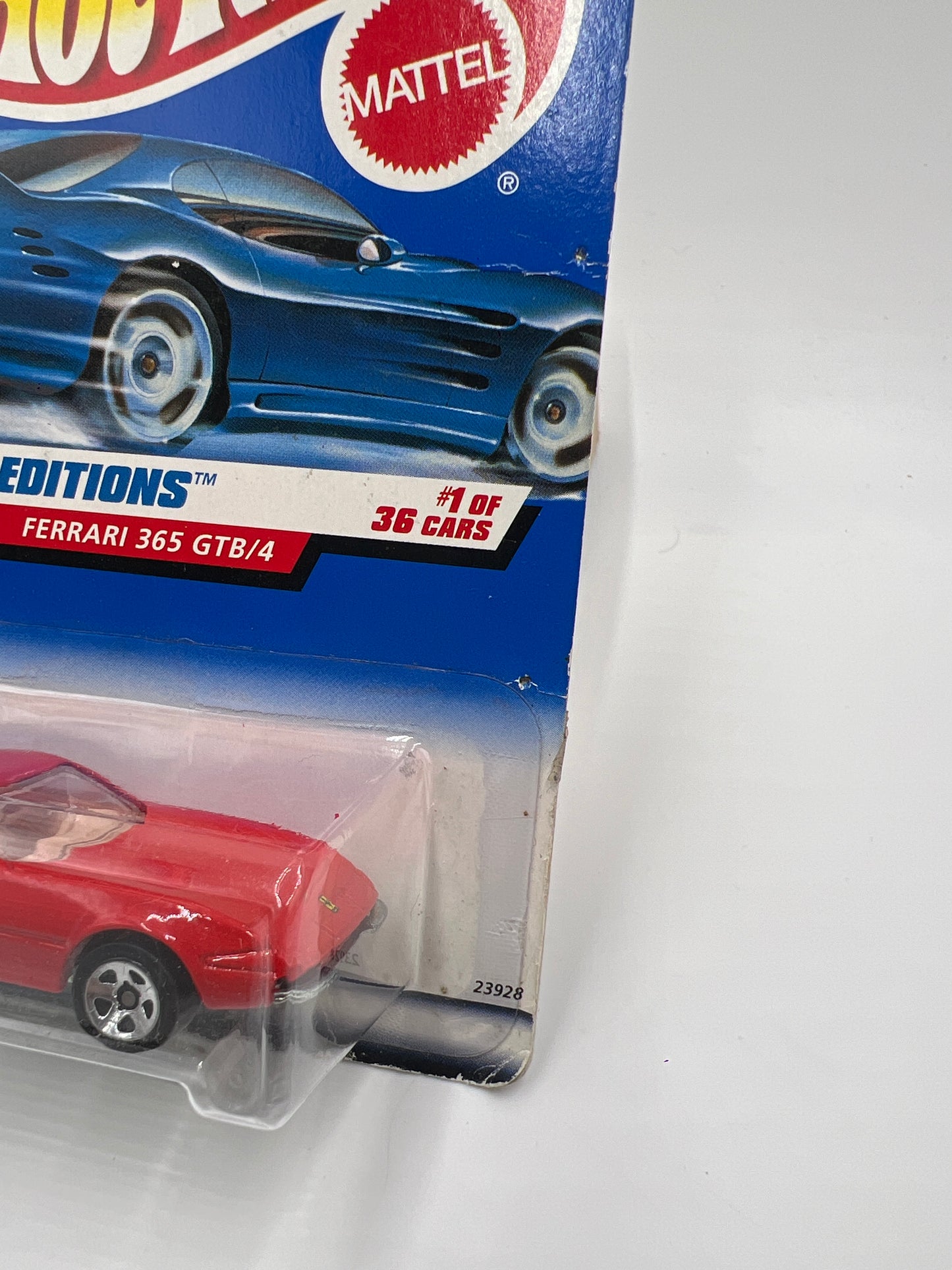 2000 Hot Wheels First Editions #61 Ferrari 365 GTB/4 Red Card Not Perfect SR
