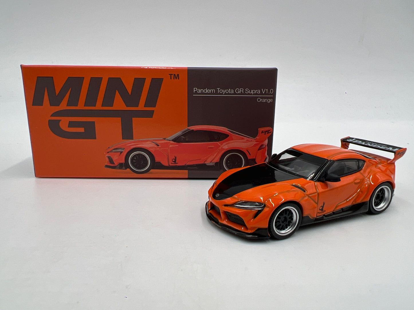 Mini GT #294 MiJo Exclusive Pandem Toyota GR Supra V1.0 Orange