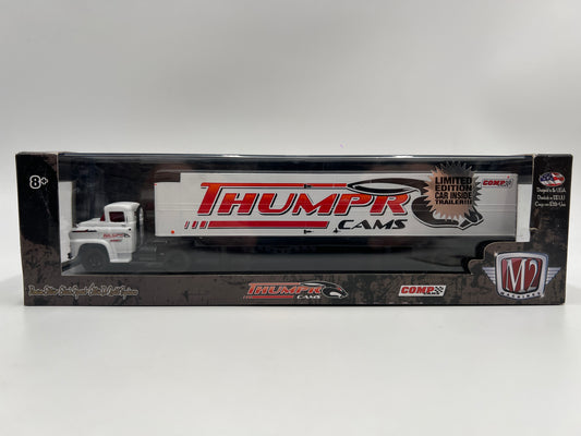 M2 Machines Auto Haulers Thumpr Cams 1958 Chevrolet Spartan LCF & 1967 Chevrolet Nova SS R22