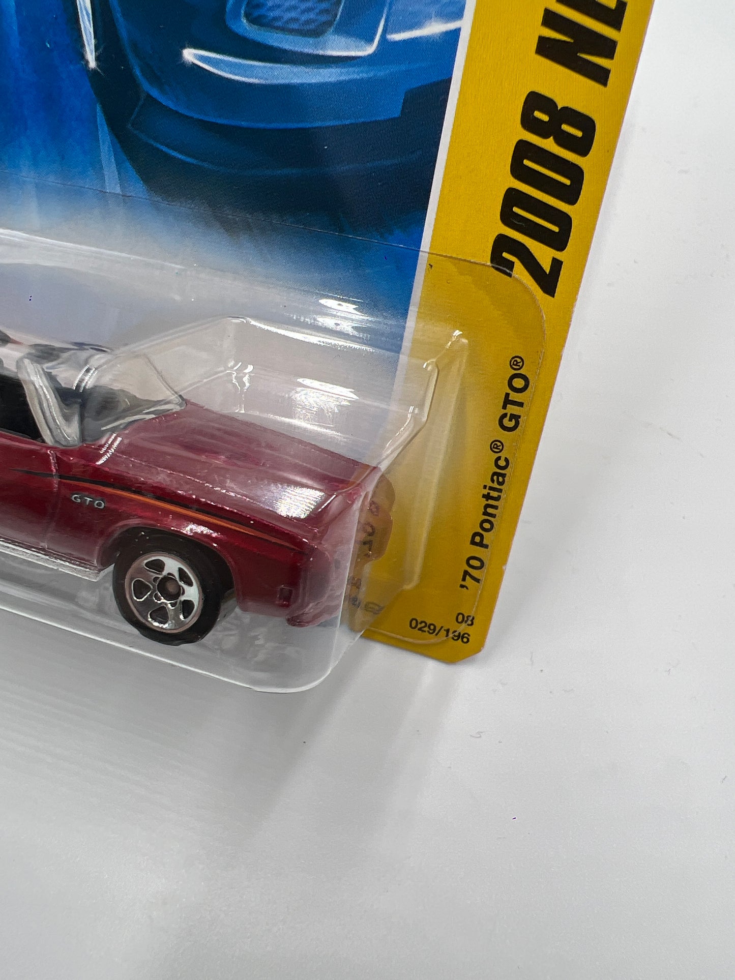 2008 Hot Wheels New Models #29 70 Pontiac GTO Red 55F