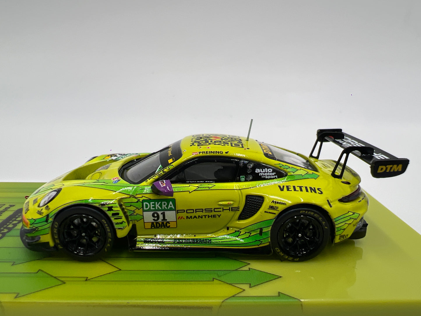 Tarmac Works x IXO Models Porsche 911 GT3 R DTM Champion 2023