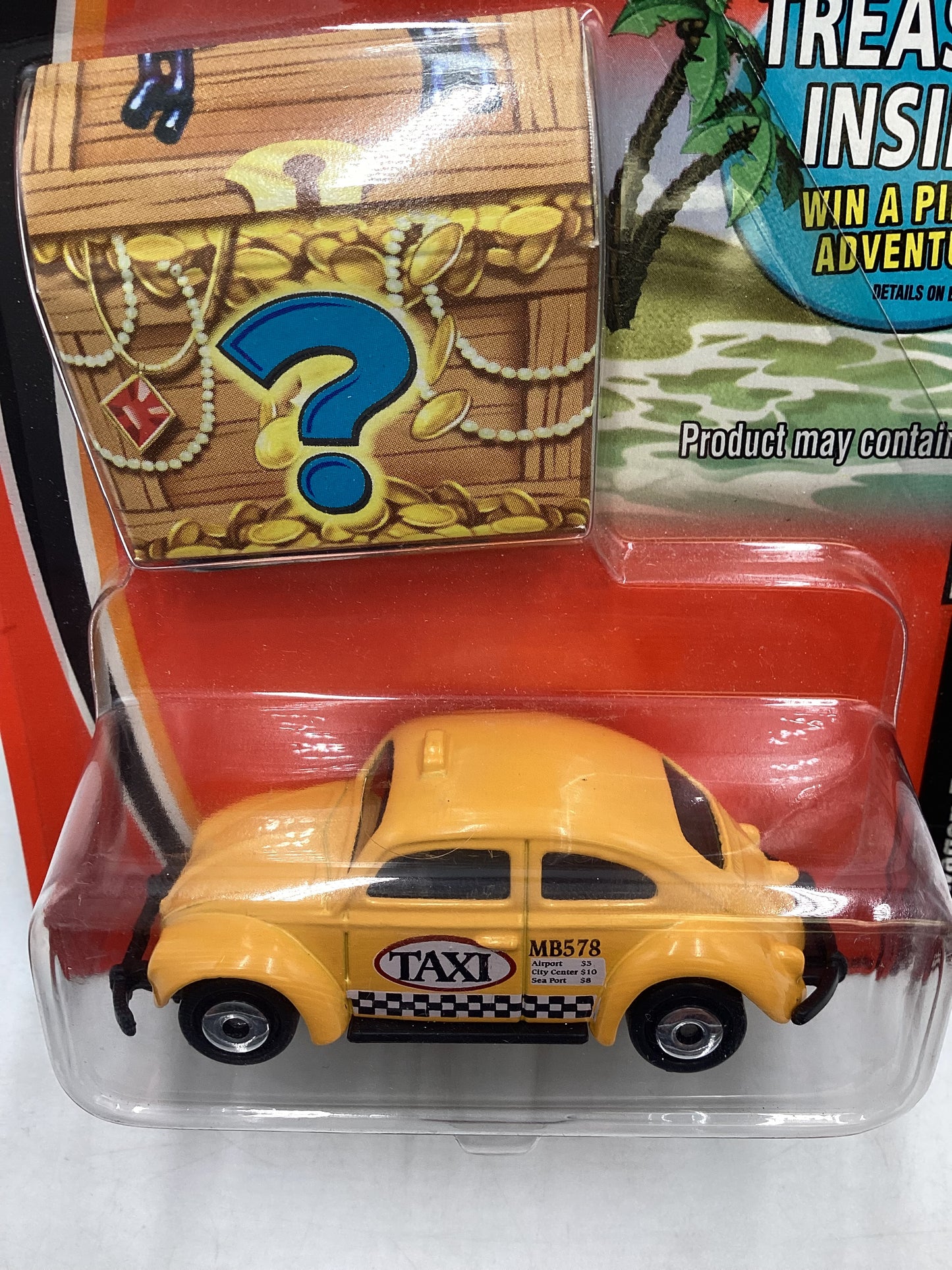 Matchbox Treasure Inside #41 Volkswagen Beetle Taxi 206C