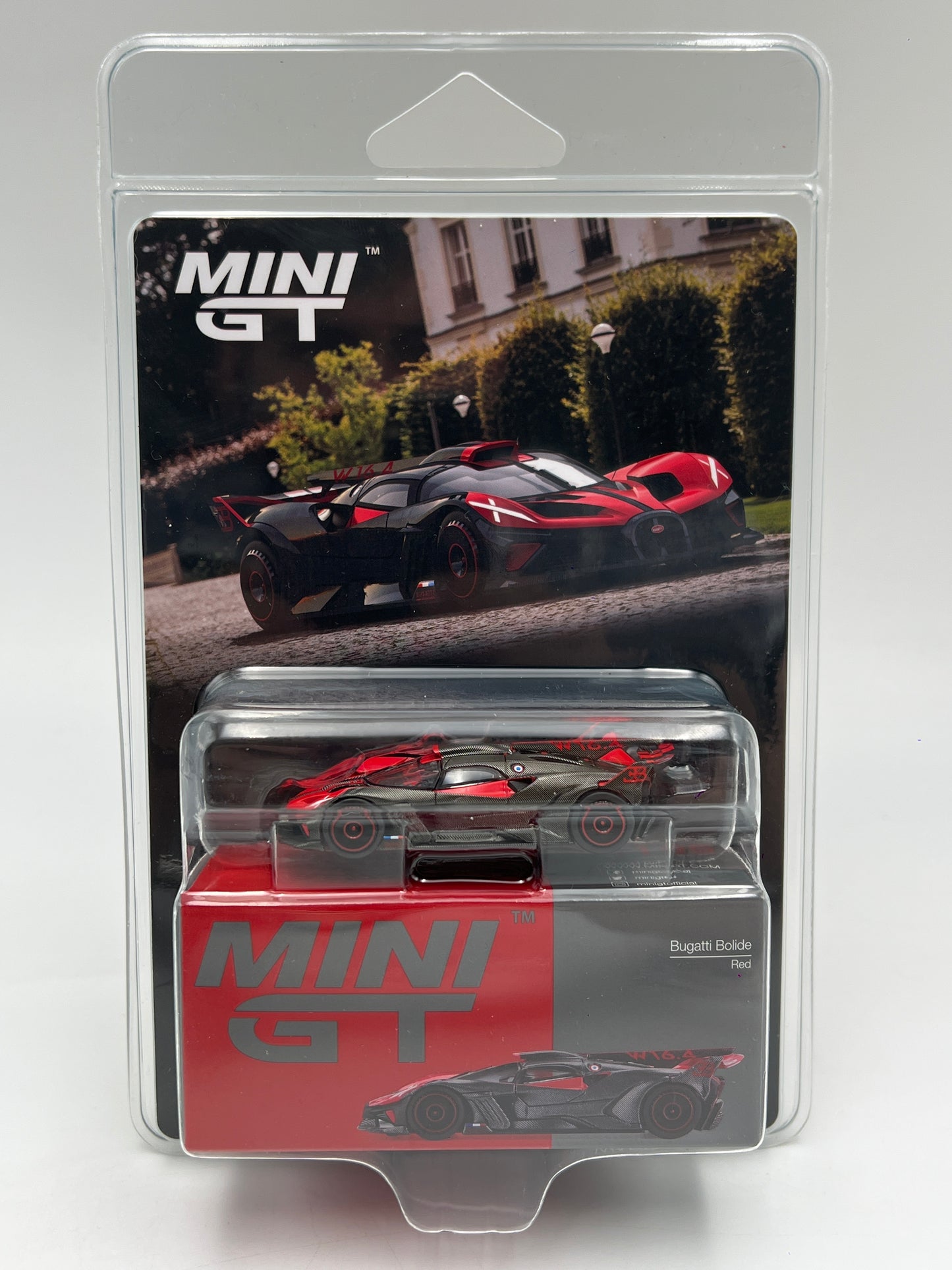Mini GT #1105 Bugatti Bolide Red