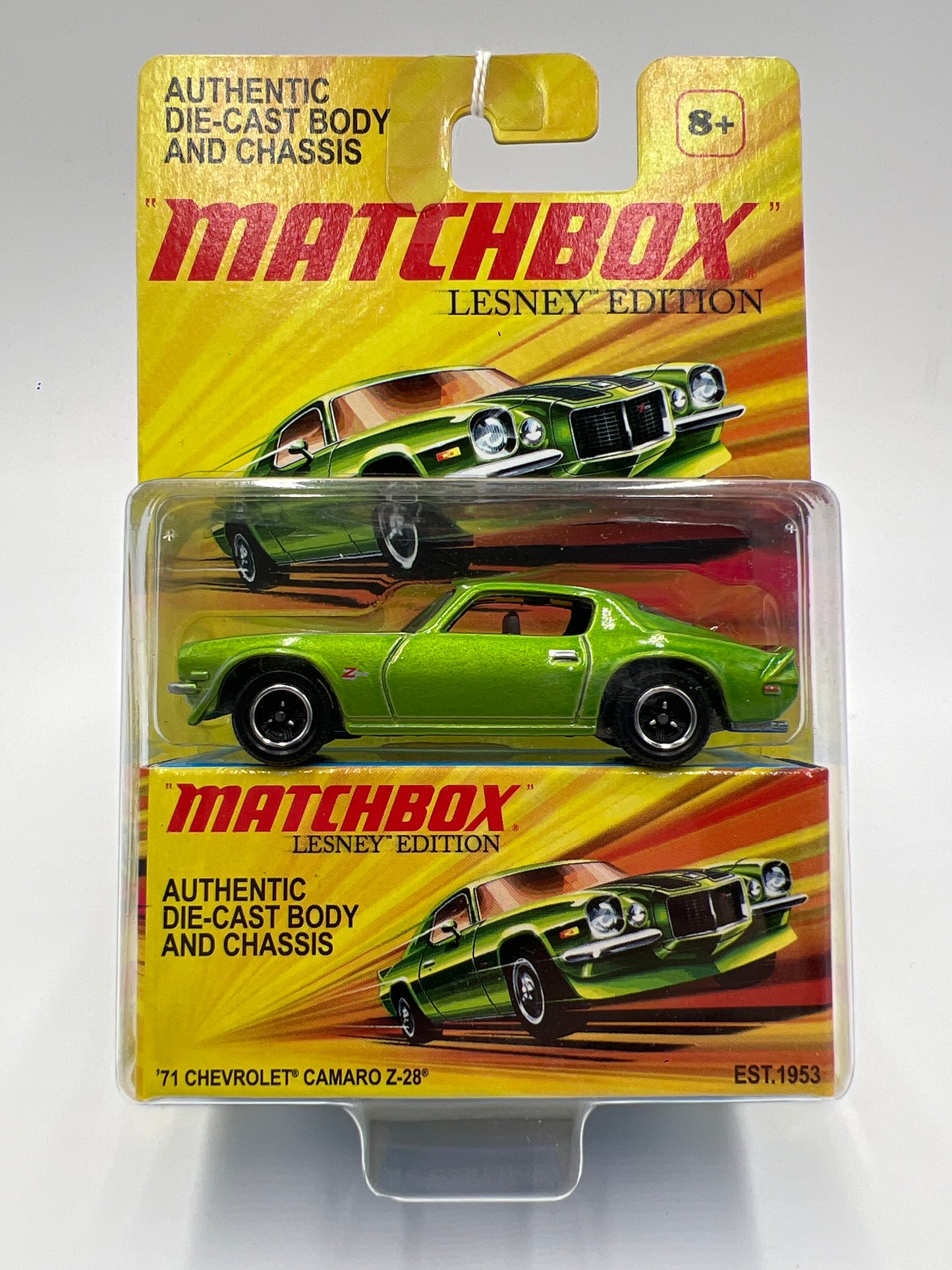 Matchbox Lesley Edition 71 Chevrolet Camaro Z-28 Green 162E