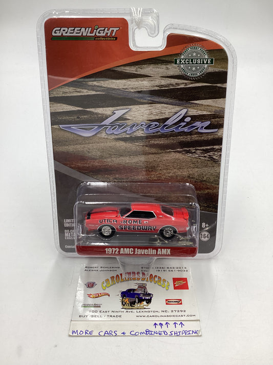 Greenlight GL Hobby Exclusive Utica Rome Speedway 1972 AMC Javelin AMX Red 178A