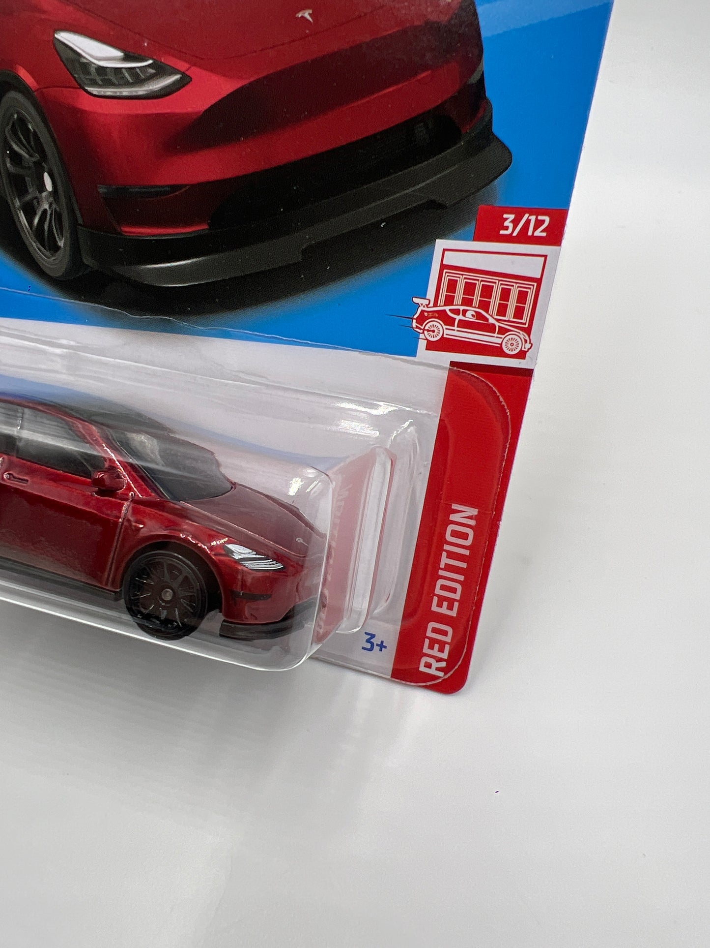 2023 Hot Wheels Target Exclusive Red Edition #37 Tesla Model Y Red 143F