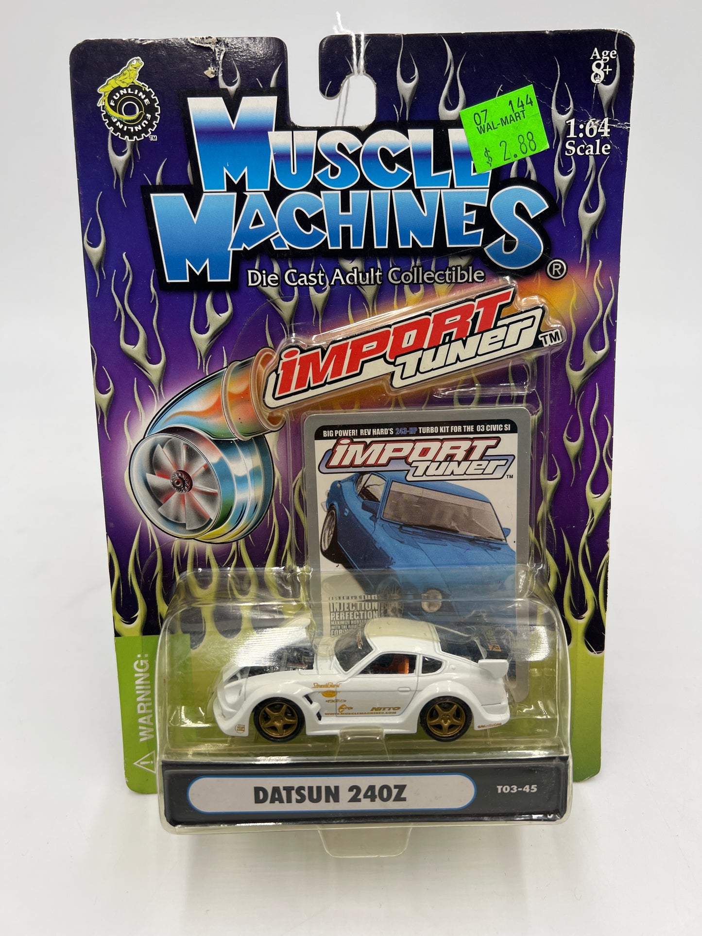 Muscle Machines Import Tuner Datsun 240Z White T03-45 220E