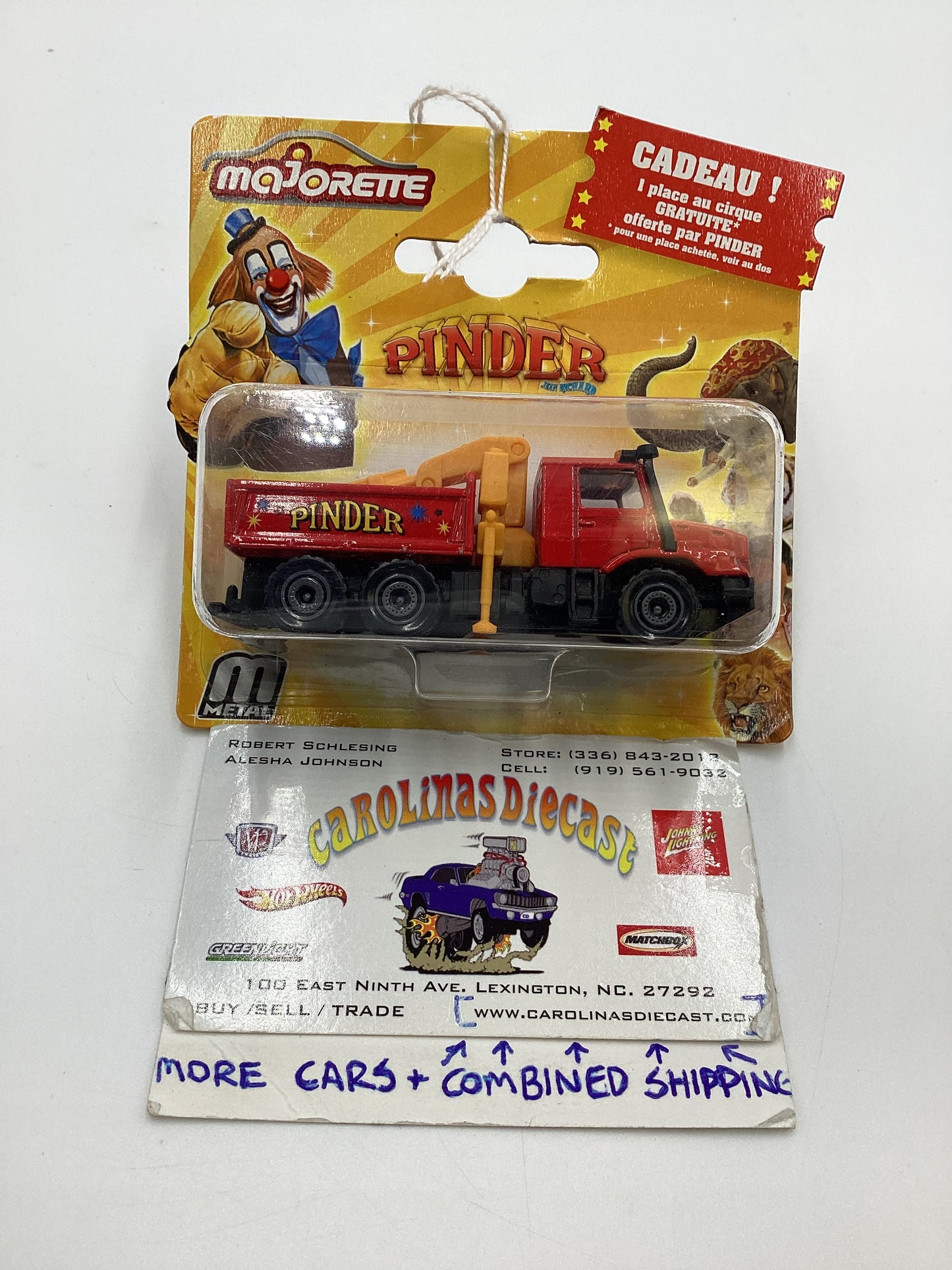 Majorette Pinder Mercedes Benz Zetros Red ZZ4