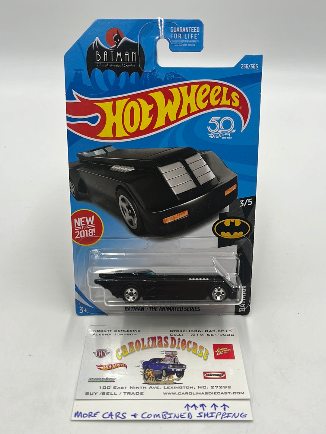 Hot Wheels 2018 Batman: The Animated Series #256 123G