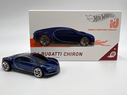 Hot Wheels iD Turbo Series 2 #3 16 Bugatti Chiron Blue sealed