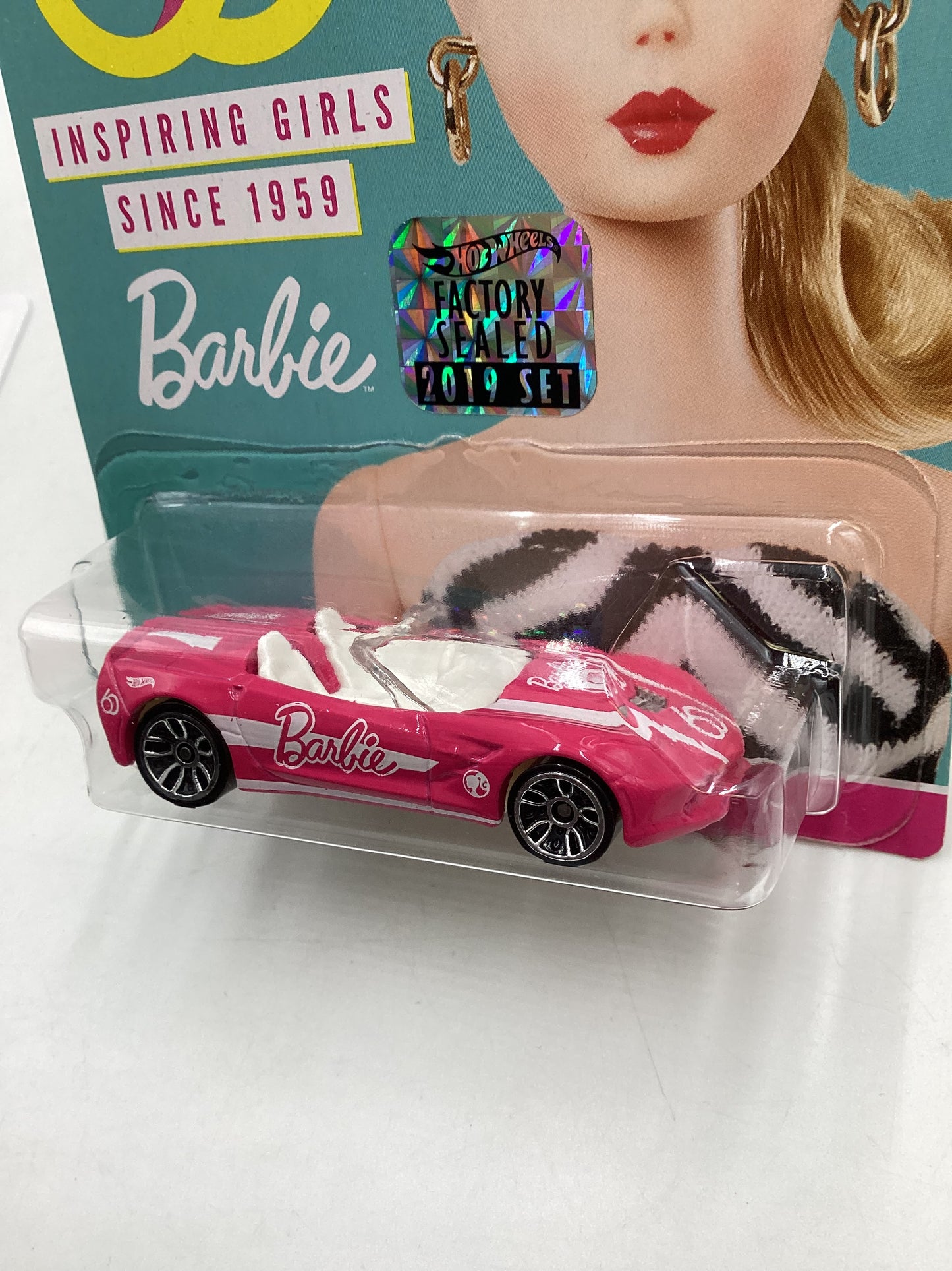 2019 Hot Wheels Barbie 14 Corvette Stingray Factory Sealed with protector