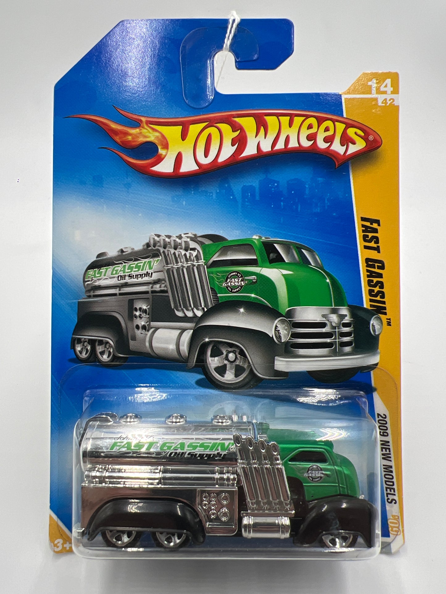 2009 Hot Wheels New Models #14 Fast Gassin Green aa4