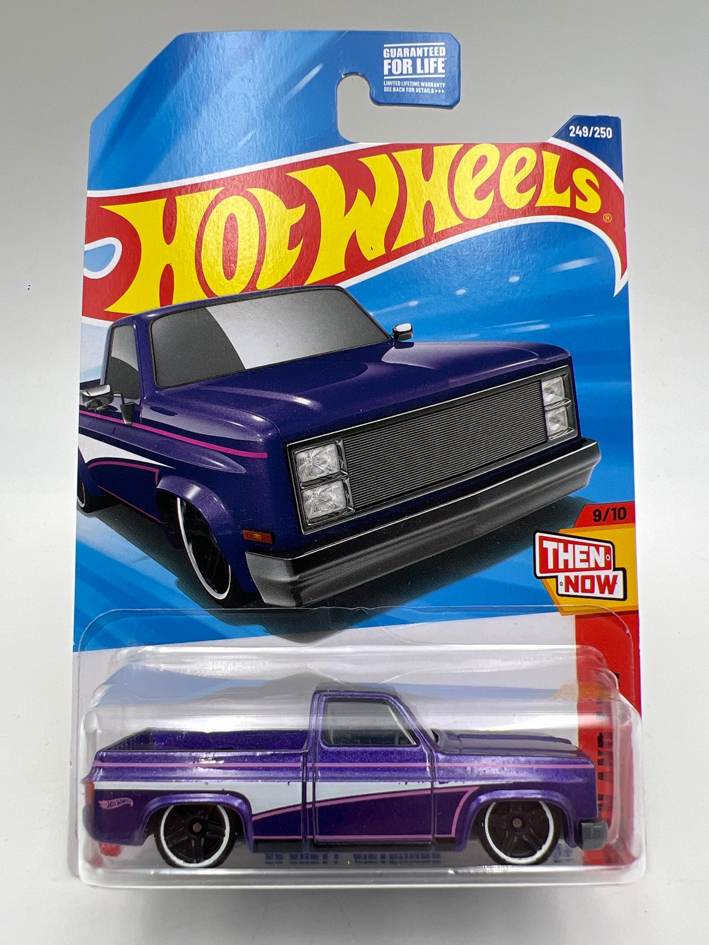 2025 Hot Wheels Dollar General Exclusive #249 83 Chevy Silverado Purple W/Protector