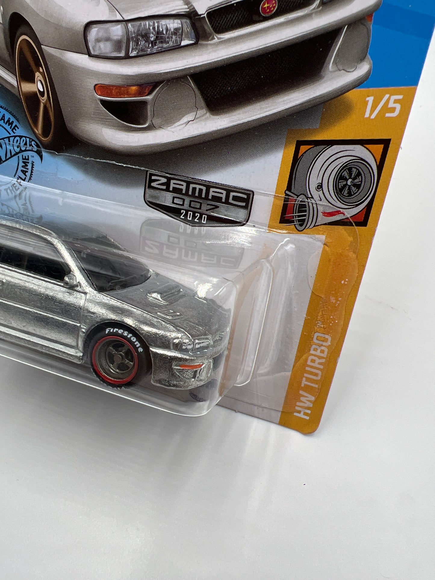 Hot Wheels Zamac 98 Subaru Impreza 22B STi-Version Wheel Swap Custom On Card W/Protector