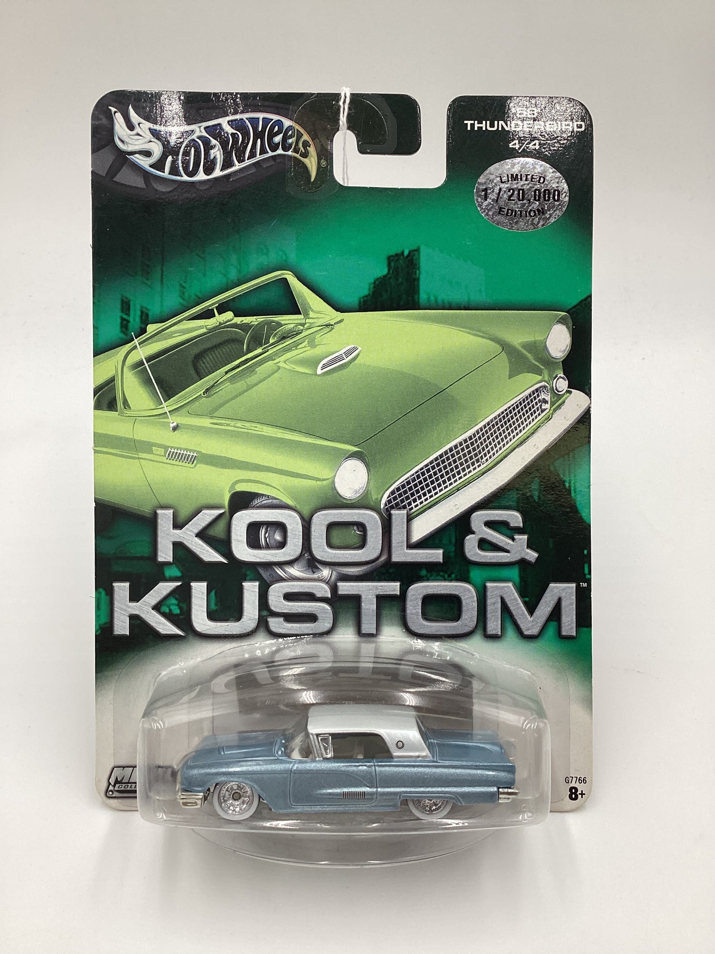 Hot Wheels Kool & Kustom #4 58 Thunderbird Light Blue